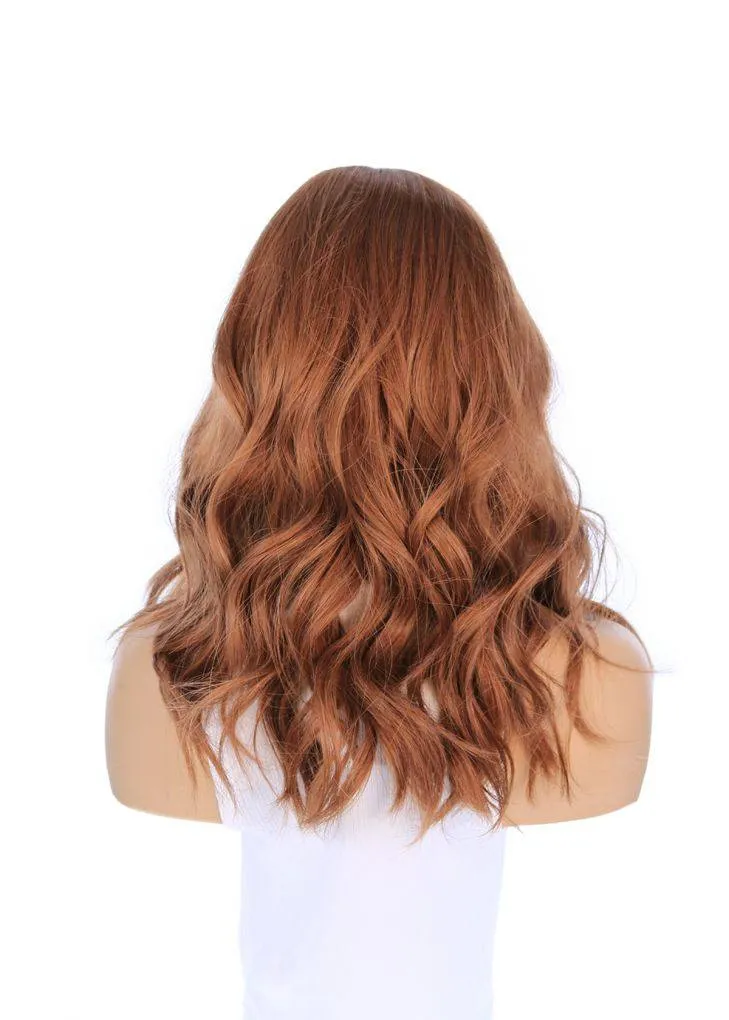 19" Nicole Silk Top Wig Copper