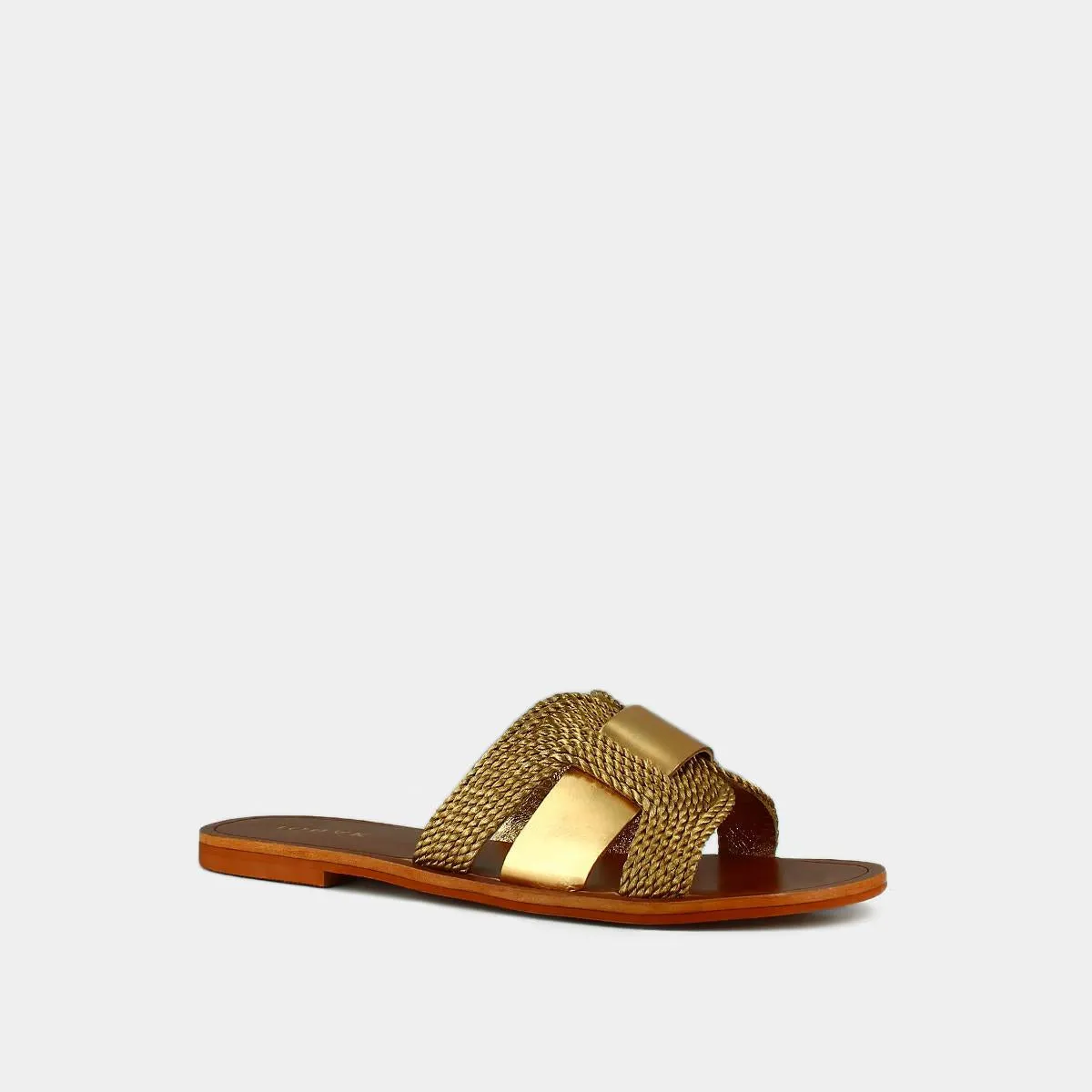 498- Wilou Corde/cuir Or-or