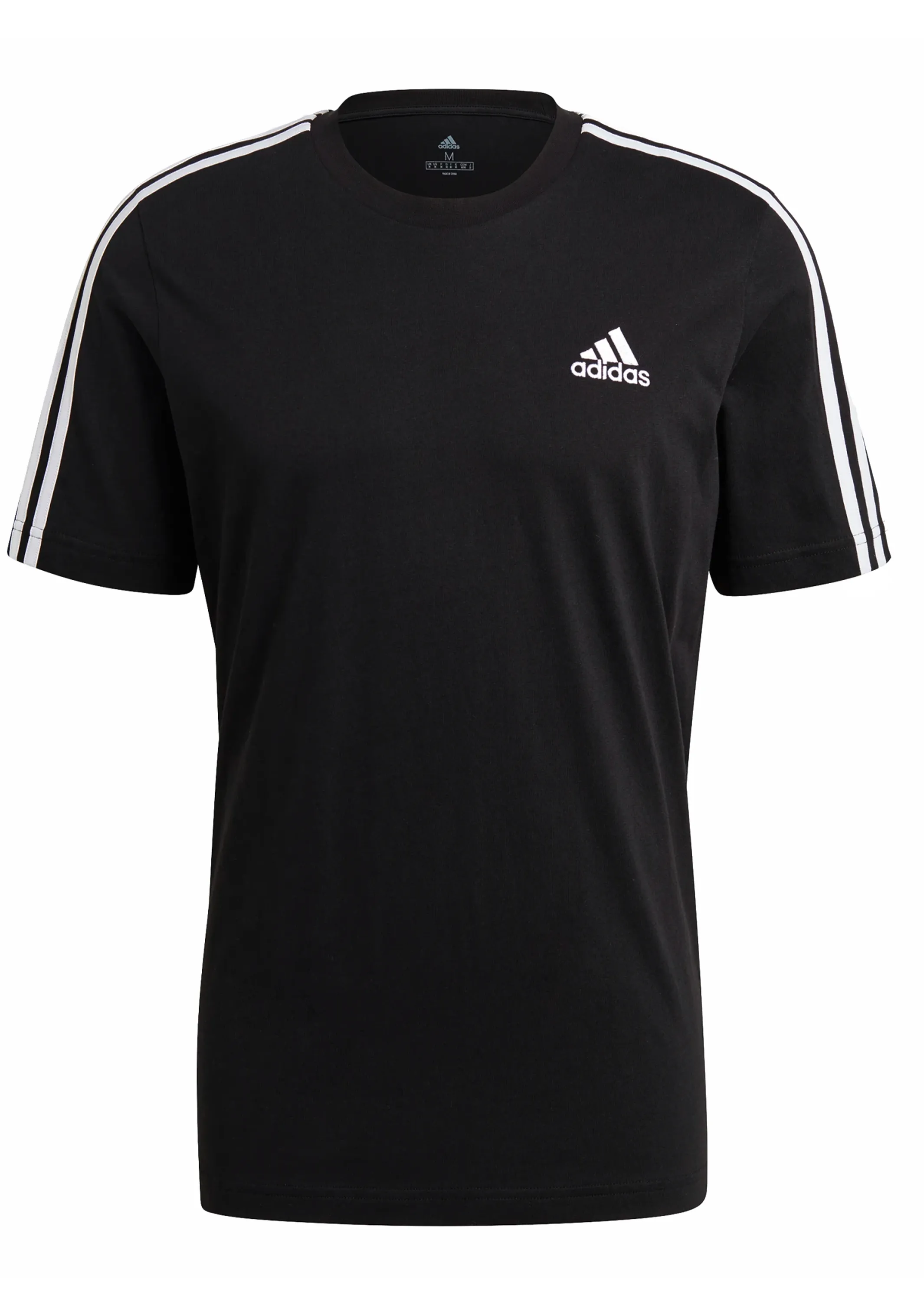 Adidas Men’s Essentials 3 Stripes Tee