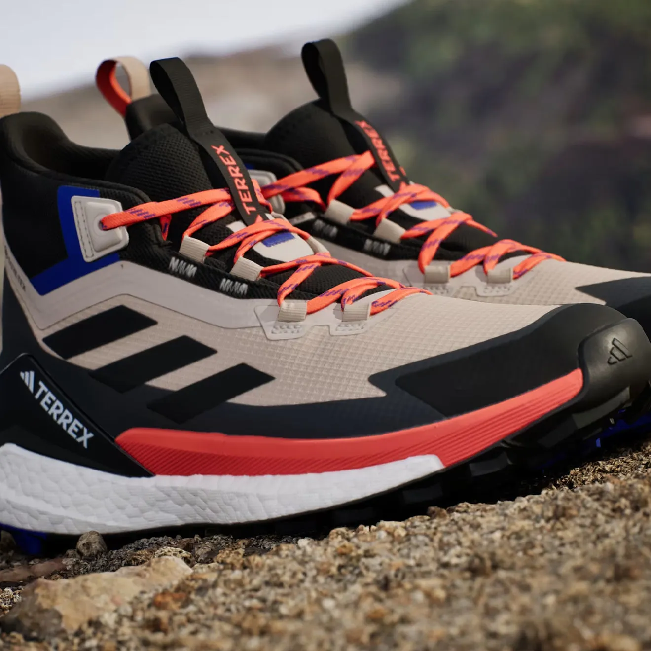 Adidas Terrex Free Hiker 2 Wonder Beige / Core Black / Semi Impact Orange