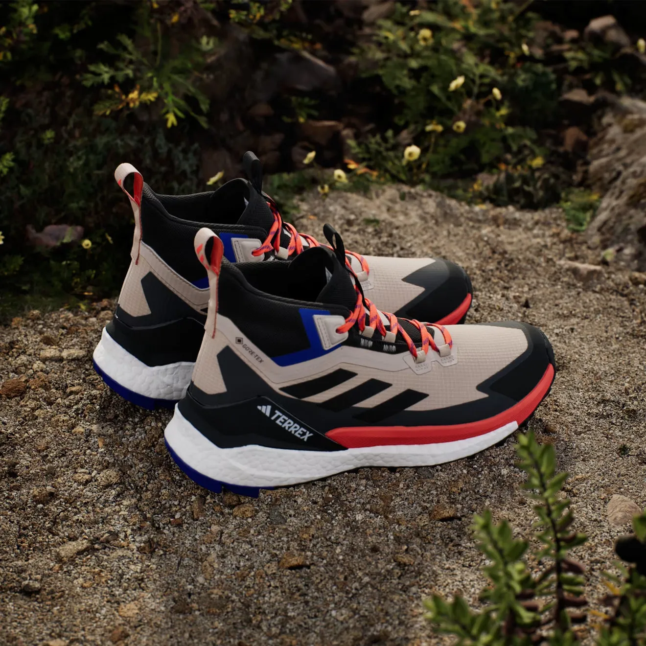 Adidas Terrex Free Hiker 2 Wonder Beige / Core Black / Semi Impact Orange