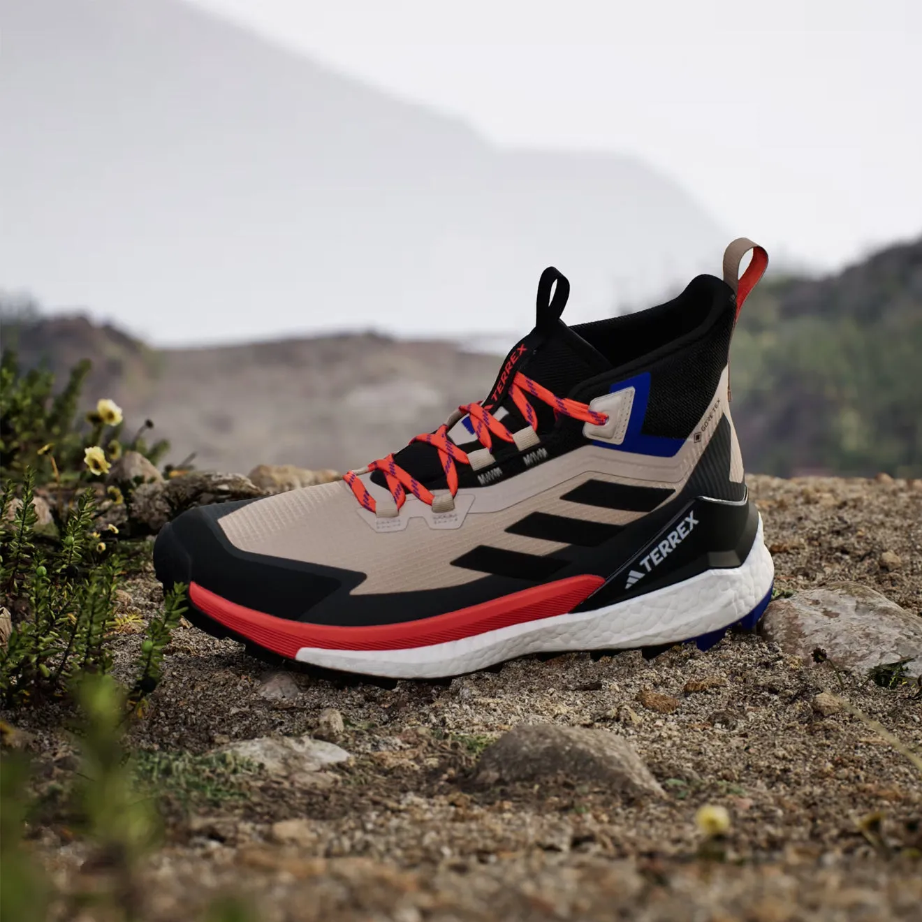 Adidas Terrex Free Hiker 2 Wonder Beige / Core Black / Semi Impact Orange