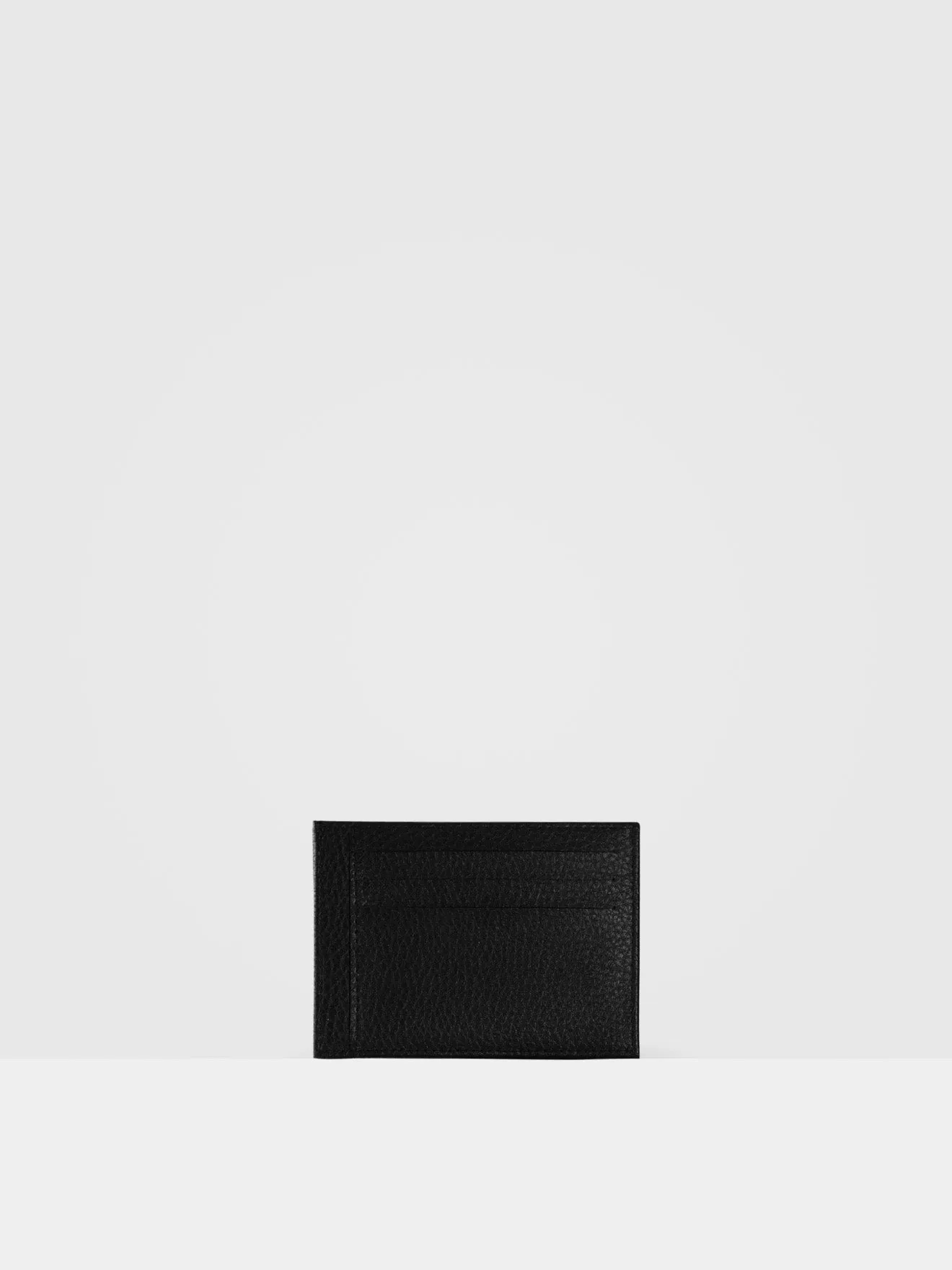 Ash MIRUM® Leather Vegan Cardholder | Black & Silver