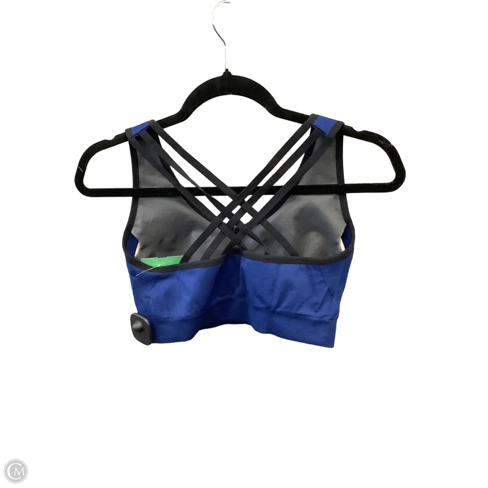 Athletic Bra By Clothes Mentor In Blue, Size: L