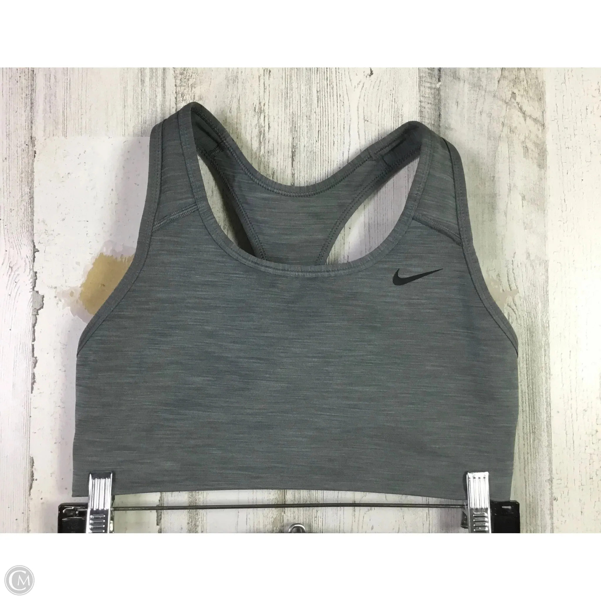 Athletic Bra By Nike Apparel In Grey, Size: M