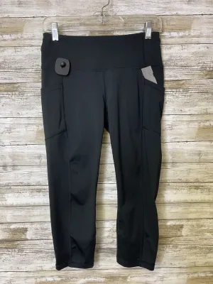 Athletic Leggings Capris By Yogalicious In Black, Size:M