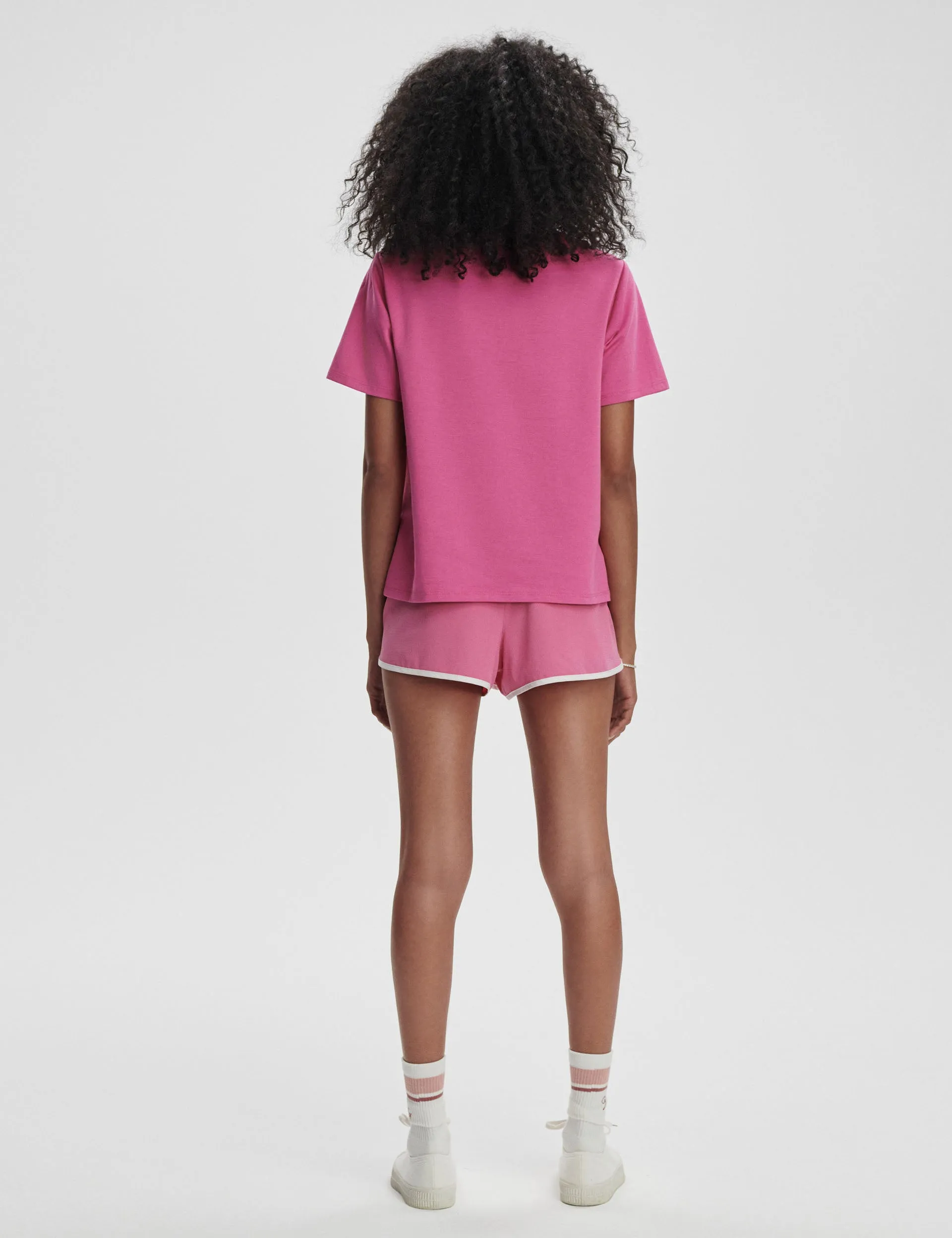 Coventry Branded Tee - Ibis Rose