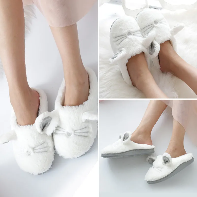 Cute Cats Cotton Slippers