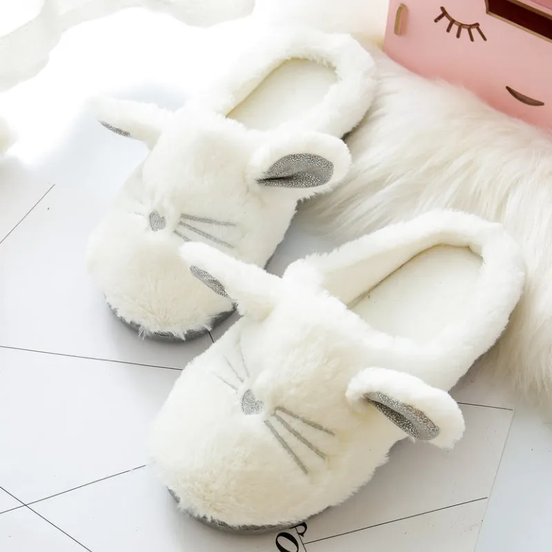 Cute Cats Cotton Slippers