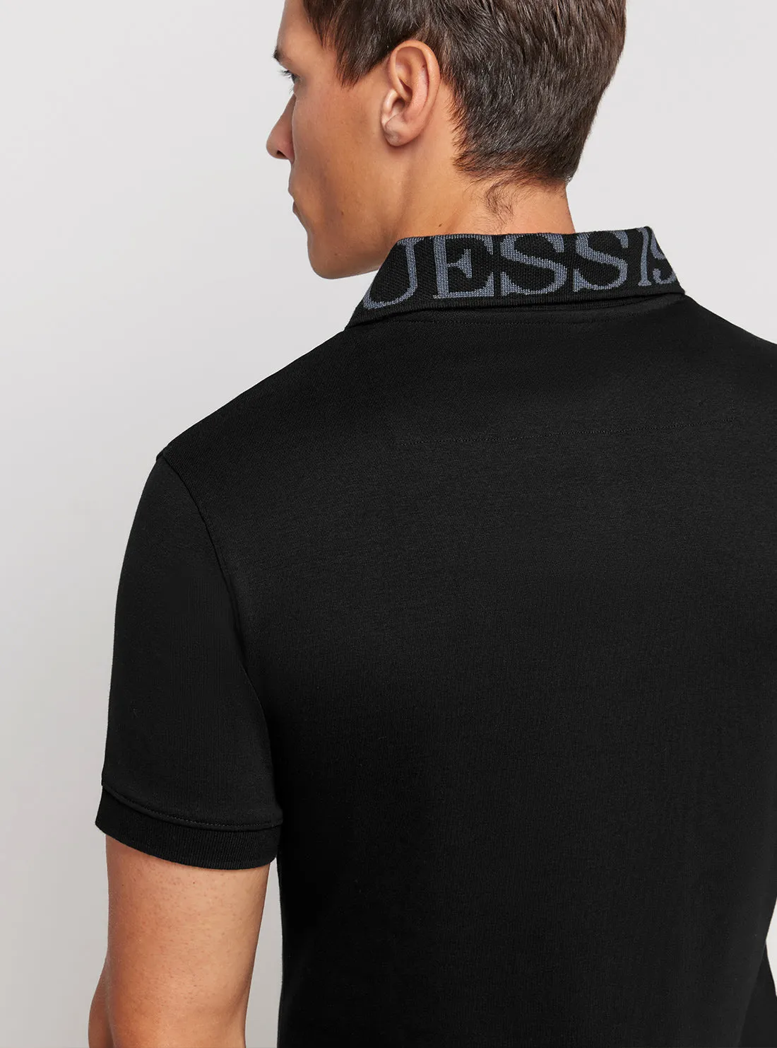 Eco Black Nolan Polo T-Shirt