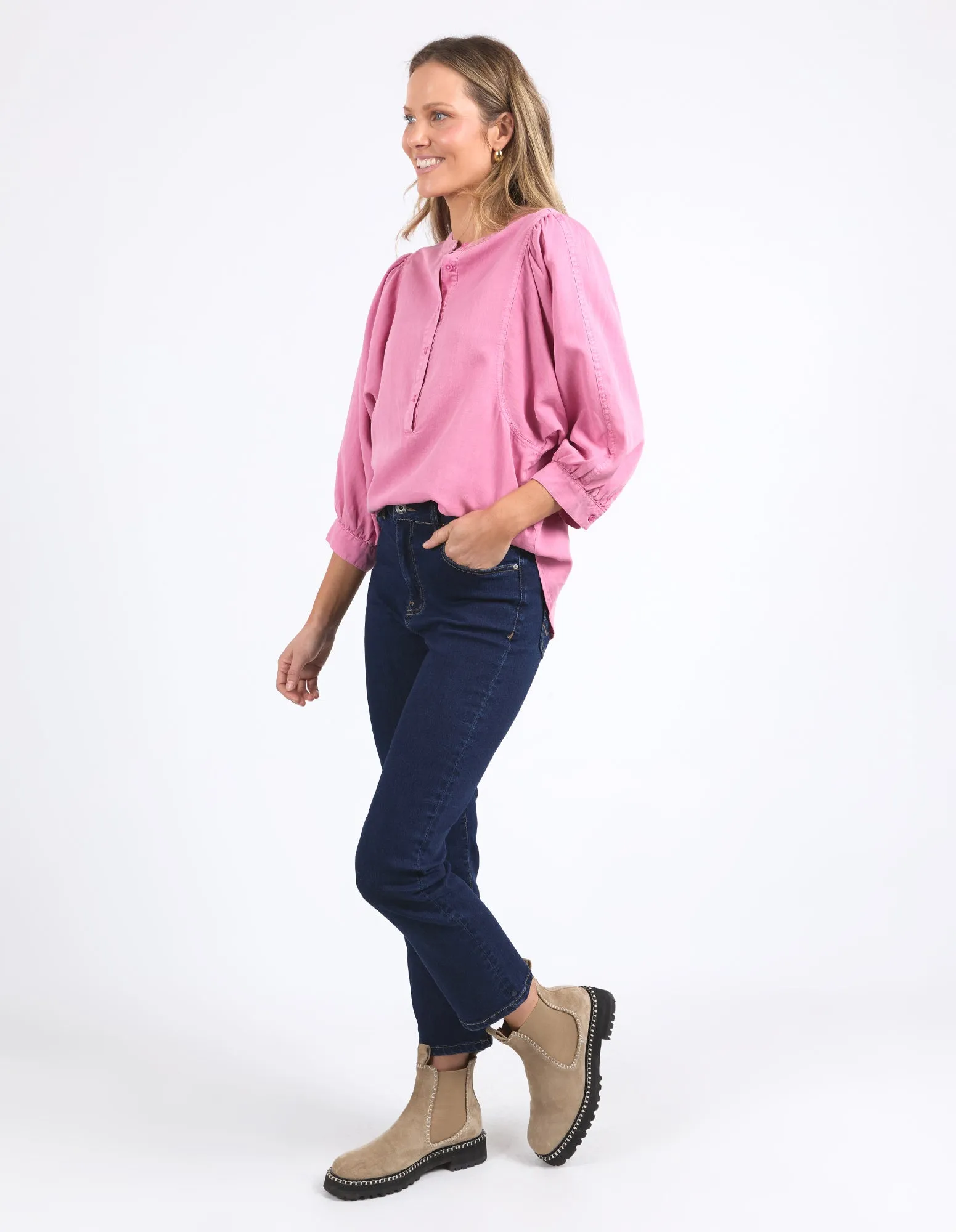 Elm Rowan Shirt Pink Geranium