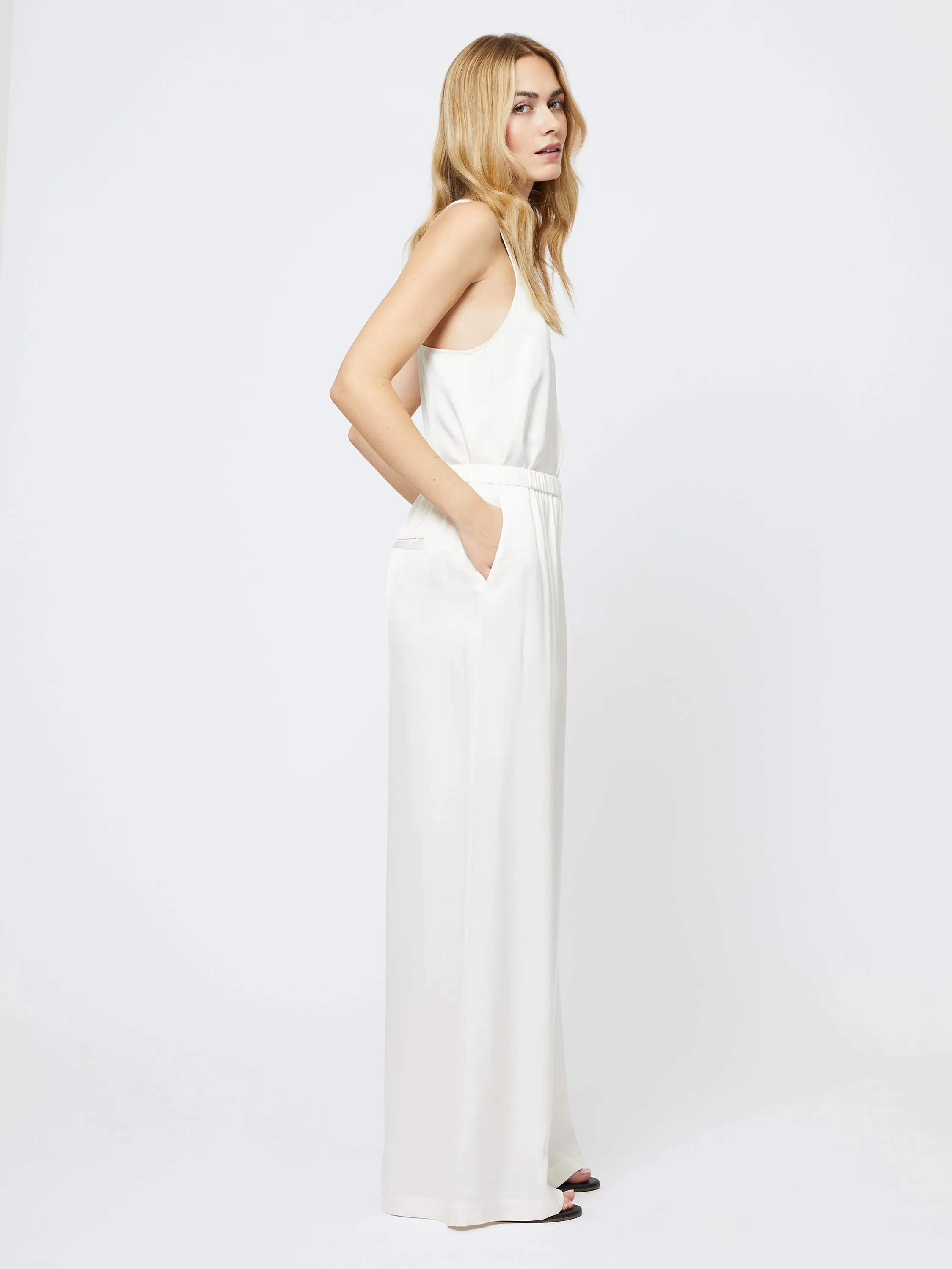 Ennis Satin Elasticated Trouser