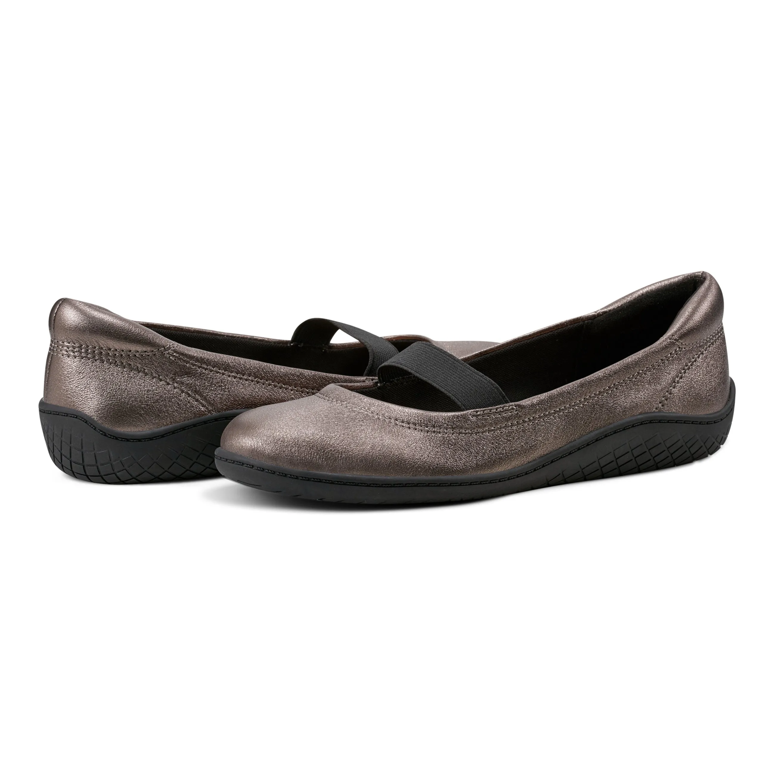 Golden Mary Jane Casual Ballet Flats