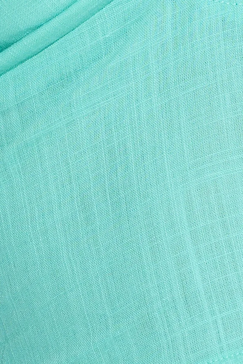 Green Halter Top Sleeveless