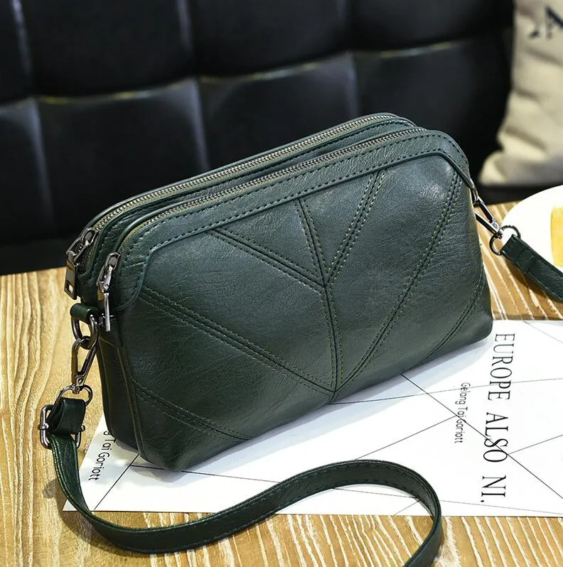 High Quality Women Handbag Luxury Messenger Bag Soft Faux Leather Shoulder Bag