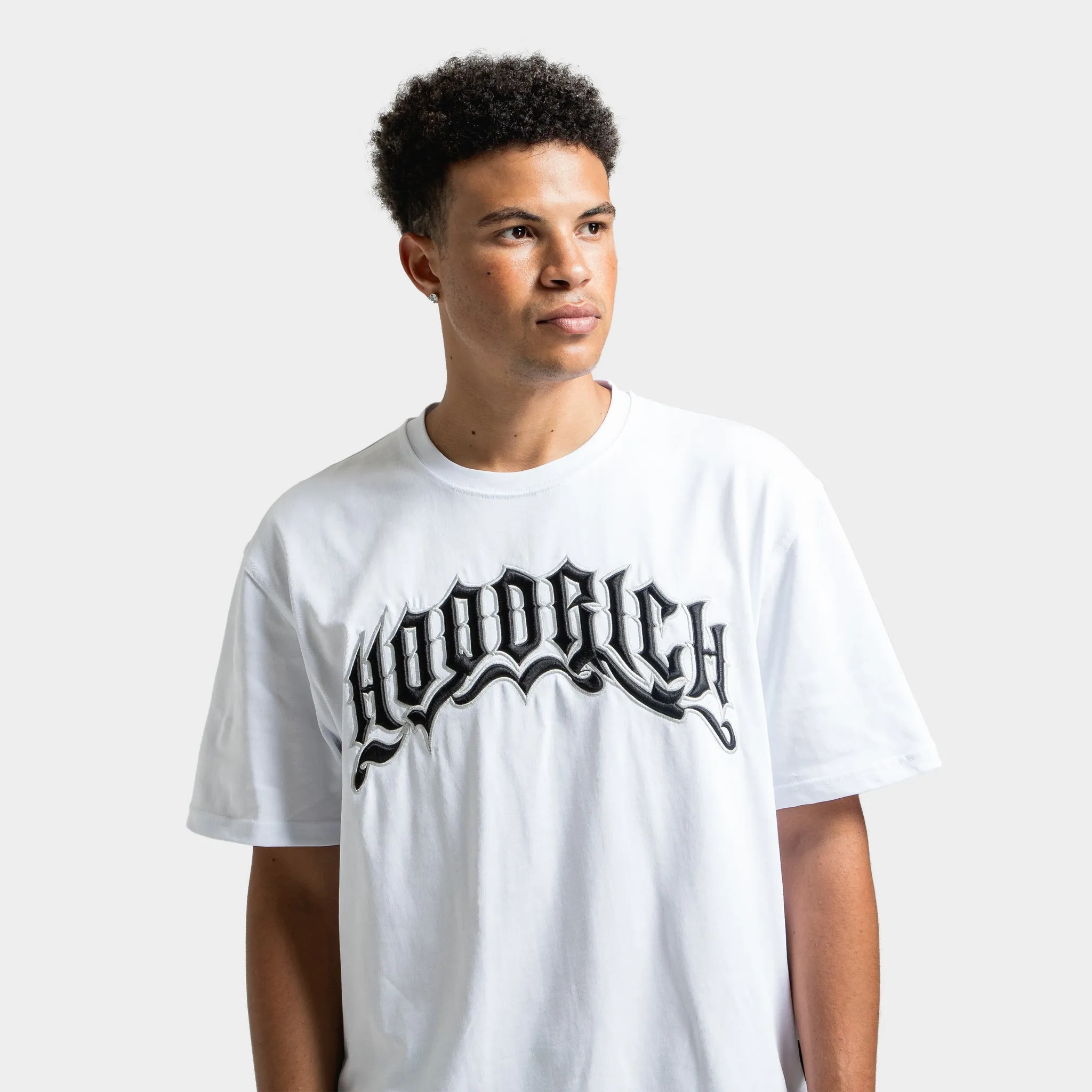 Hoodrich Ritual Embroidered T-Shirt Black / White