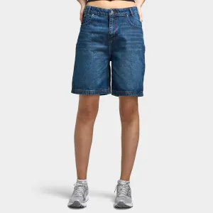 Hoodrich Women's Distressed Applique Jort / Indigo Wash