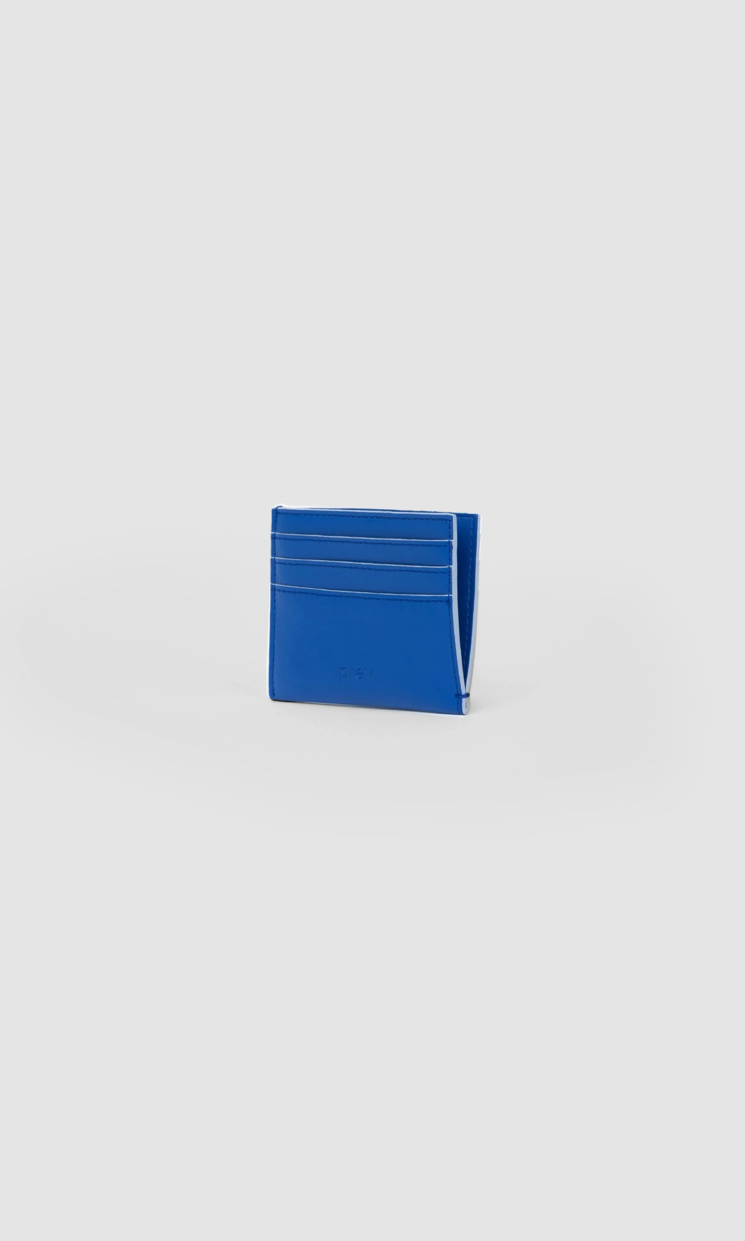 Liberte Vegan Apple Leather Card Holder | Electric Blue