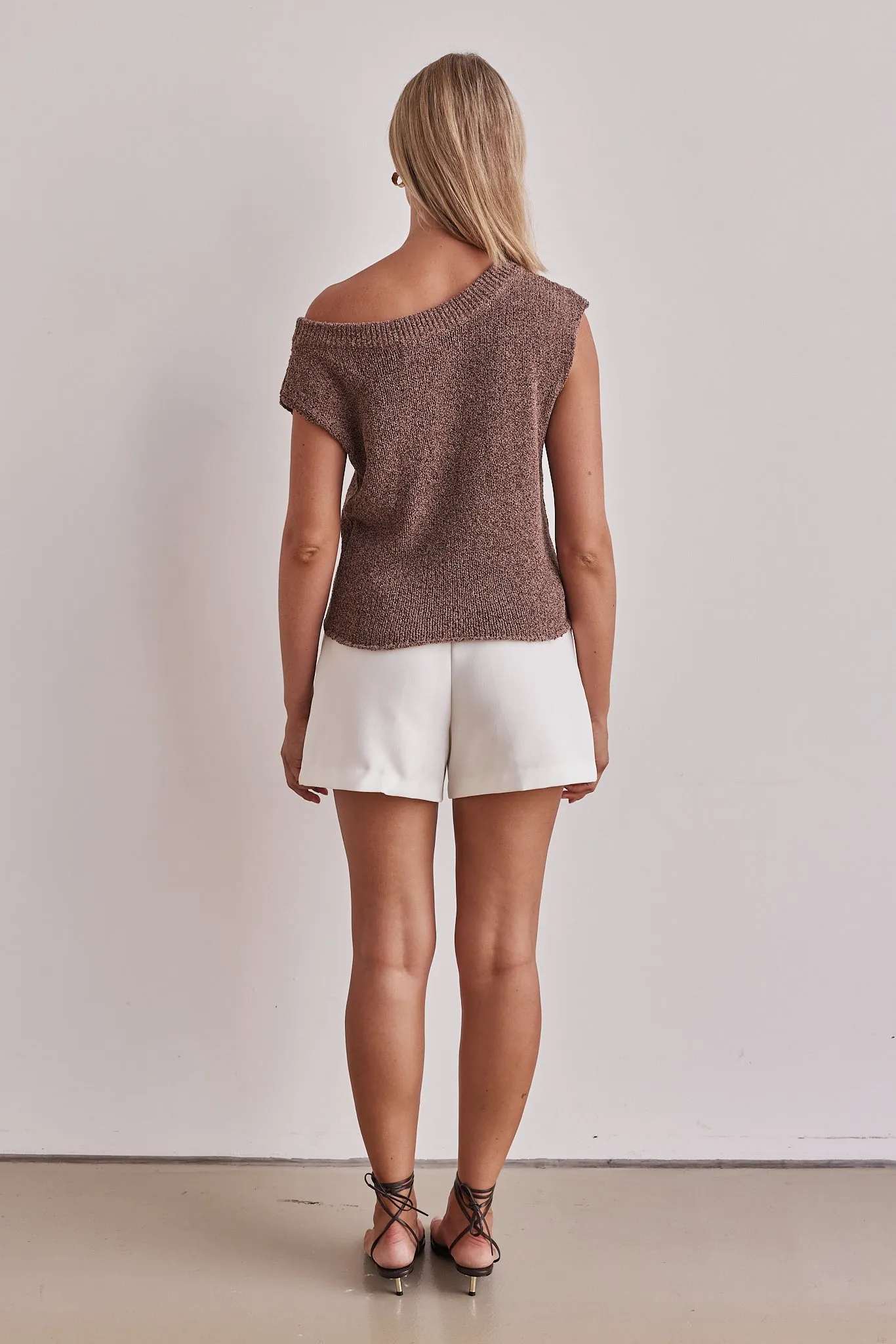 Lucie Knit Top (Chocolate)