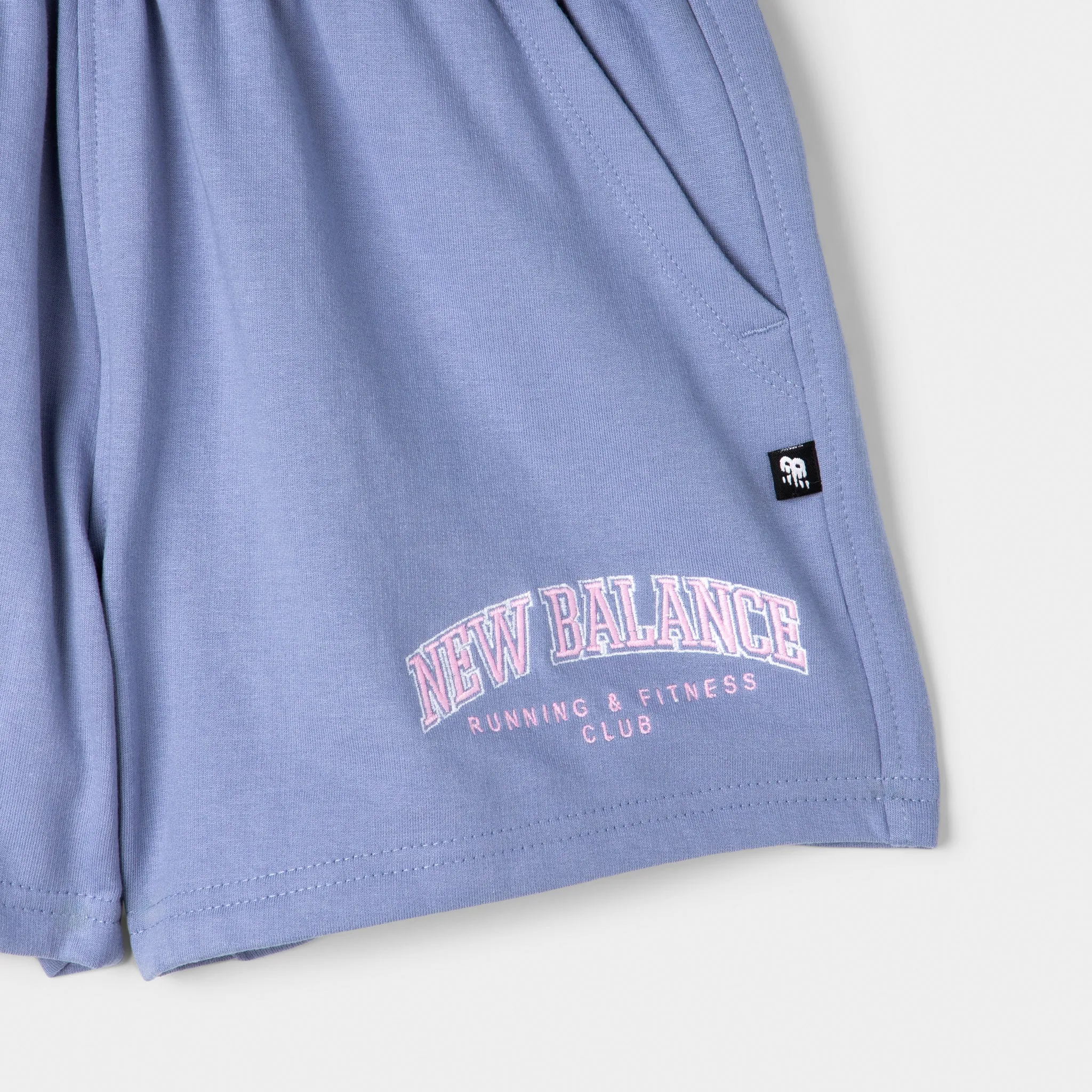 New Balance Junior Girls' Club Short Dusk Shower