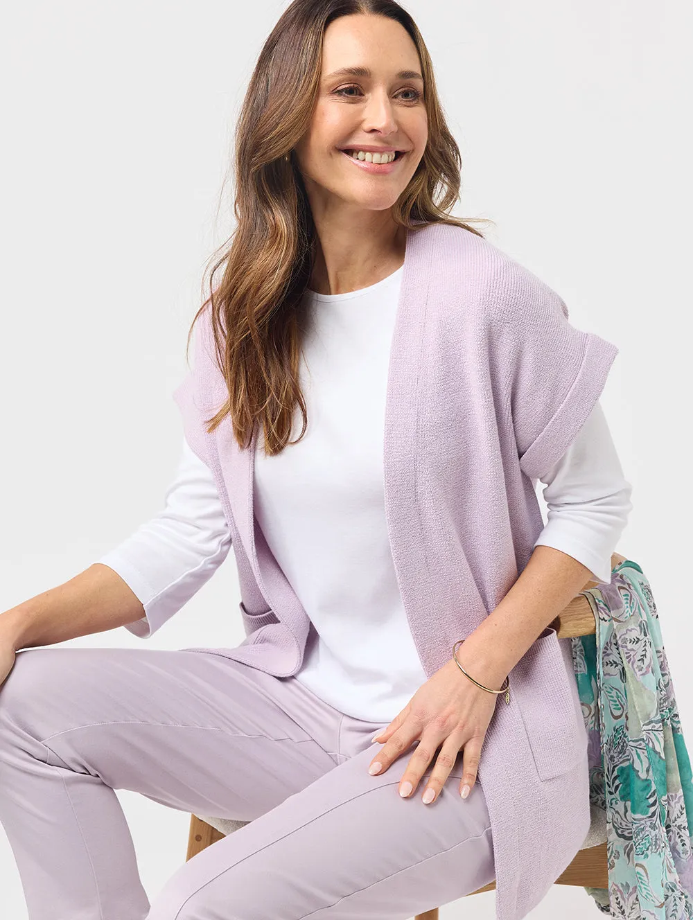 Nicoline Short Sleeve Knit Cardigan