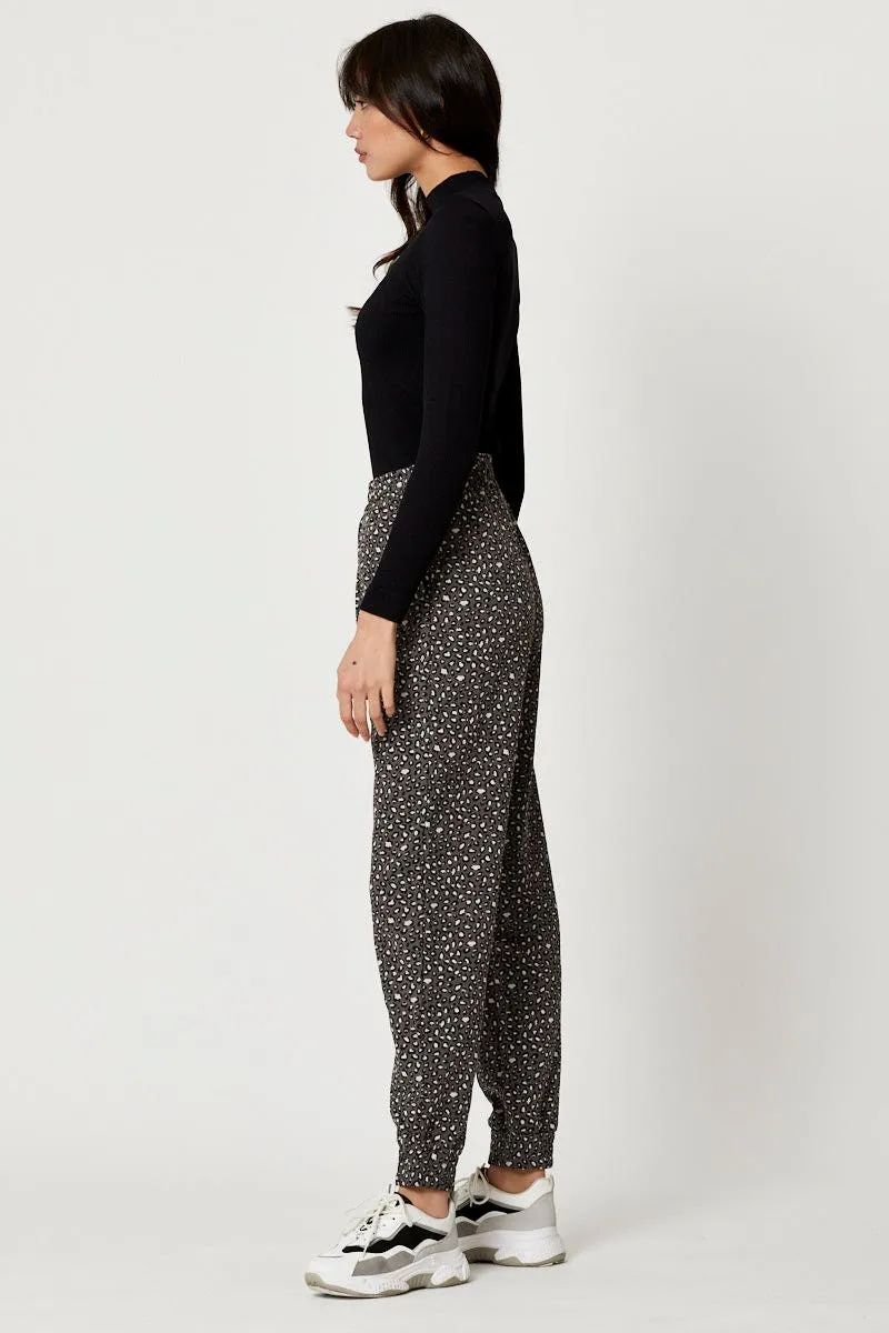 Print Jogger Track Pants