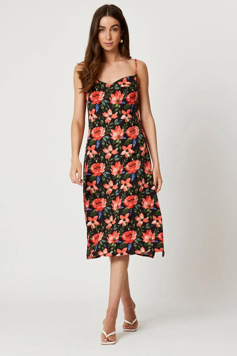 Print Midi Dress