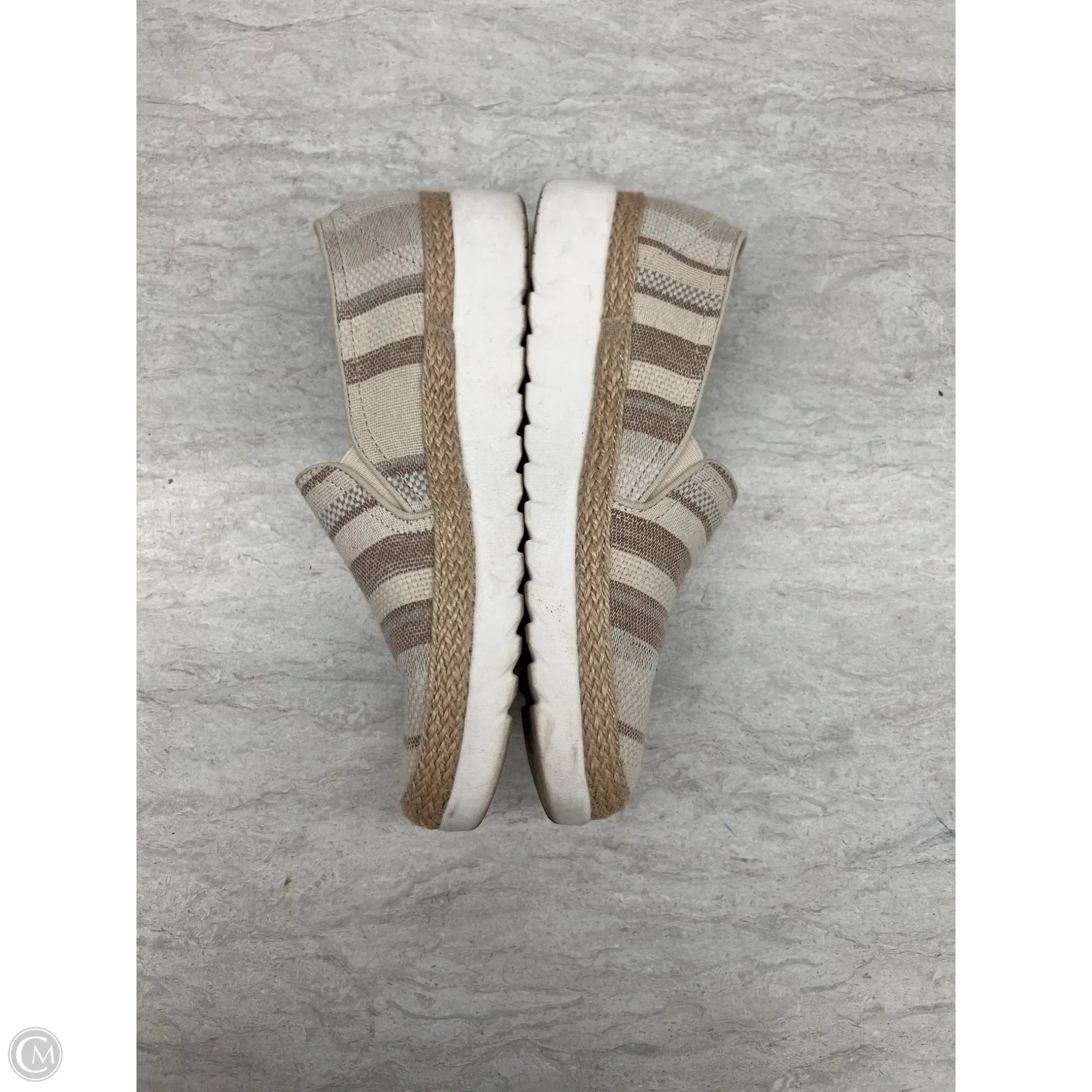 Shoes Flats By Bobs In Striped Pattern, Size: 7