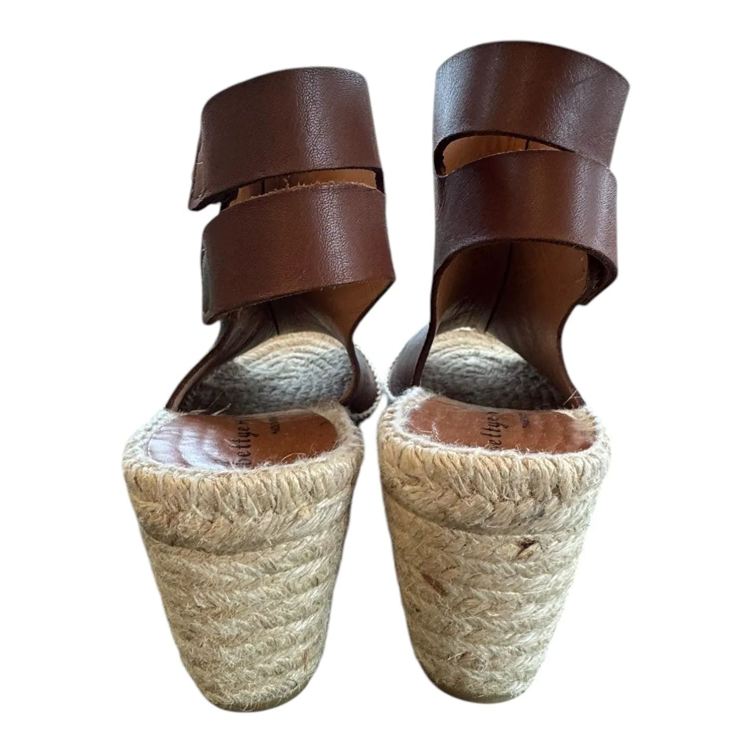 Shoes Heels Wedge By BETTYE MULLER In Brown & Tan, Size:8