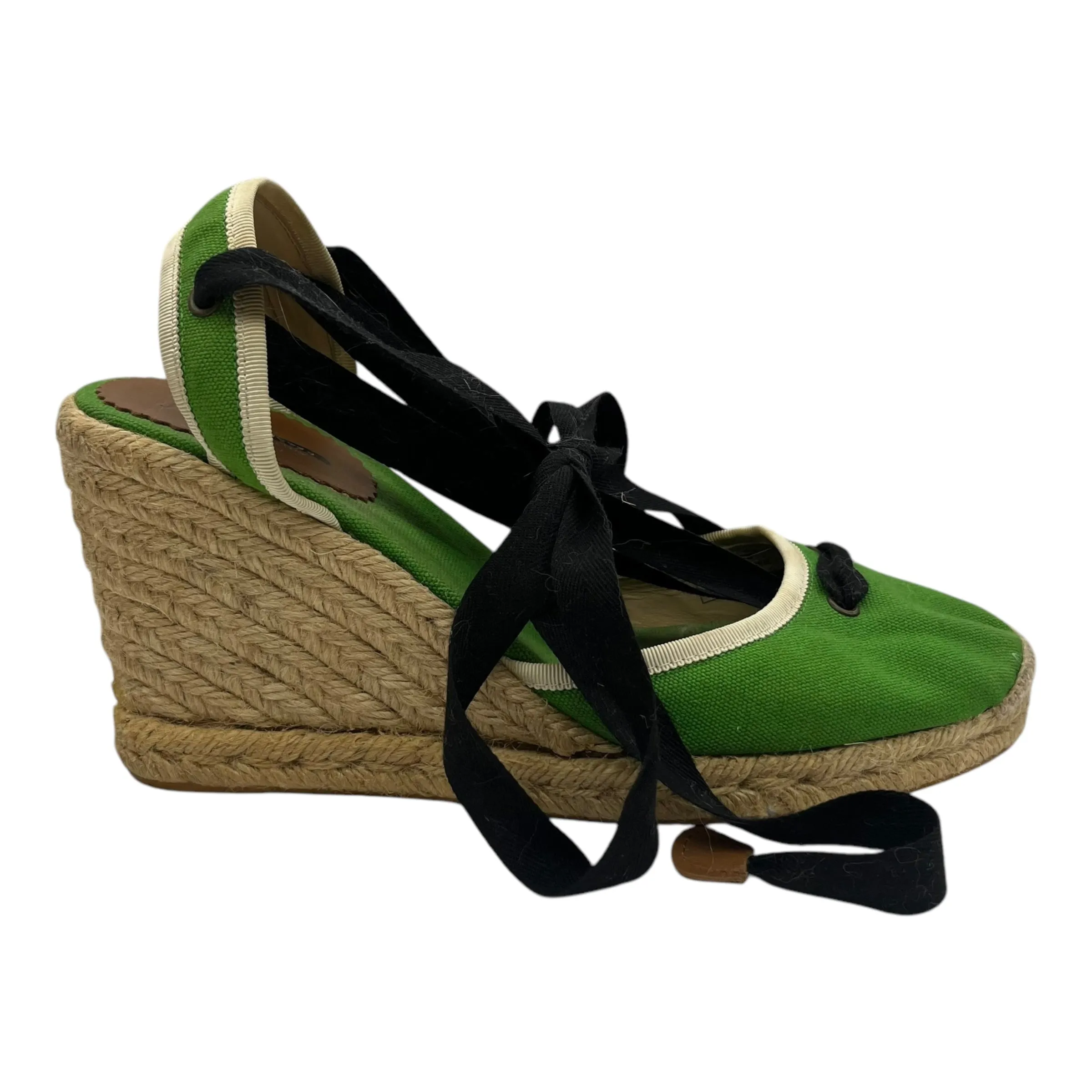 Shoes Heels Wedge By J. Crew In Green, Size:9