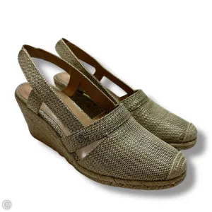 Shoes Heels Wedge By Ralph Lauren In Tan, Size: 8