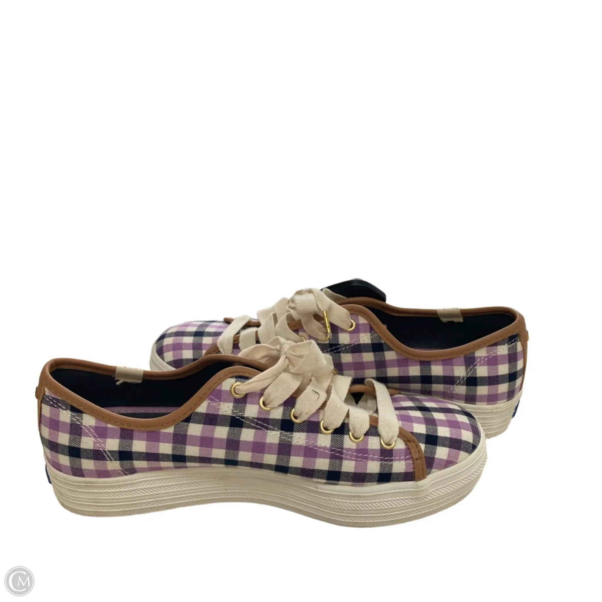 Shoes Sneakers By Keds In Plaid Pattern, Size: 8.5