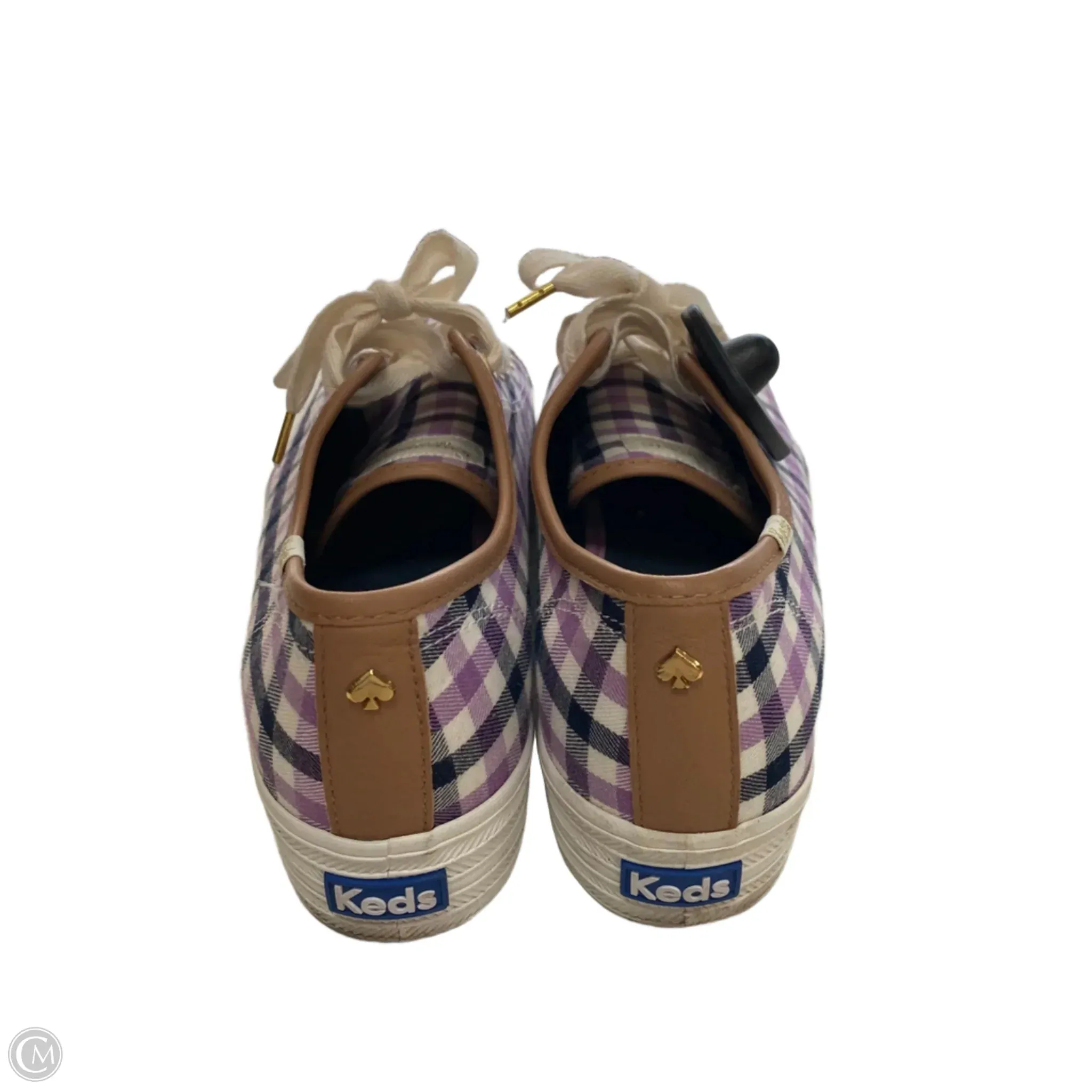 Shoes Sneakers By Keds In Plaid Pattern, Size: 8.5