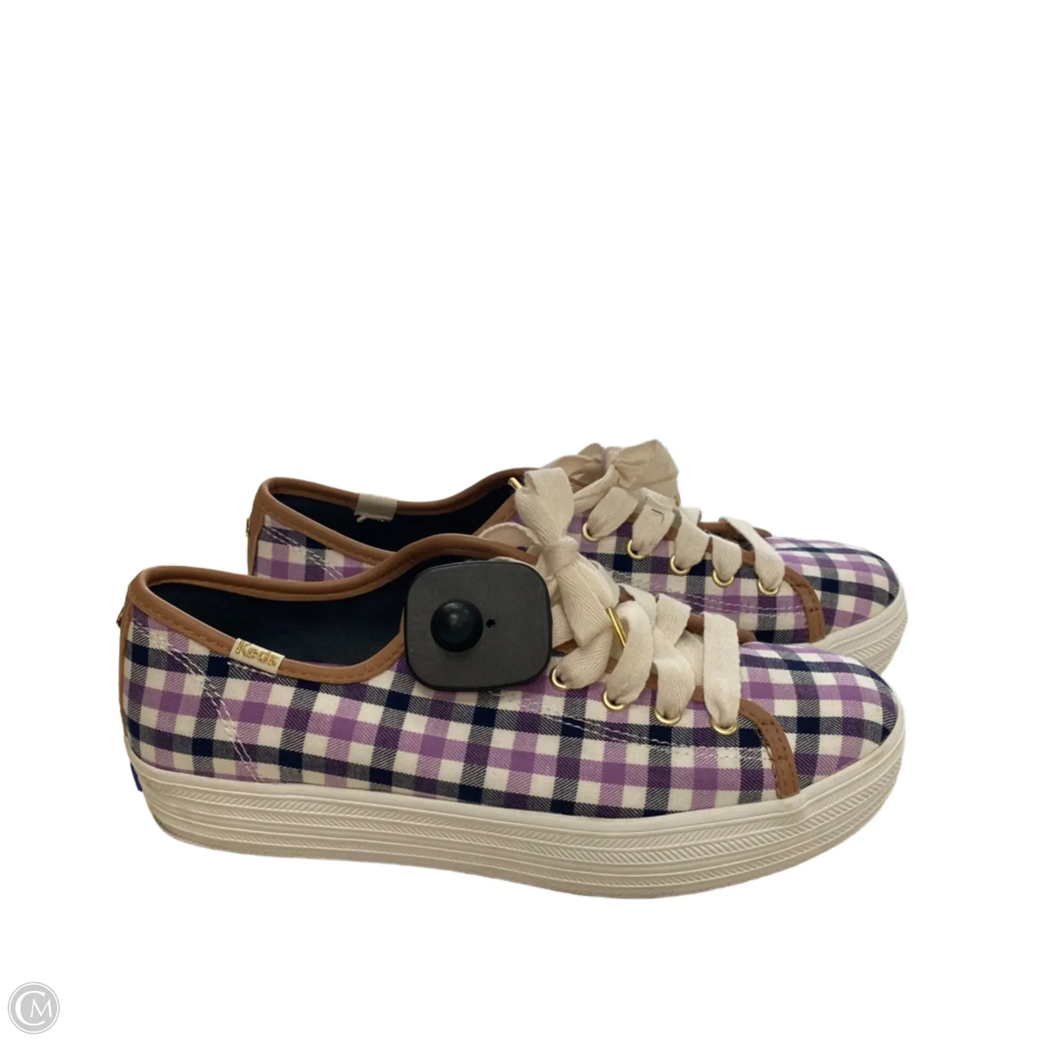 Shoes Sneakers By Keds In Plaid Pattern, Size: 8.5