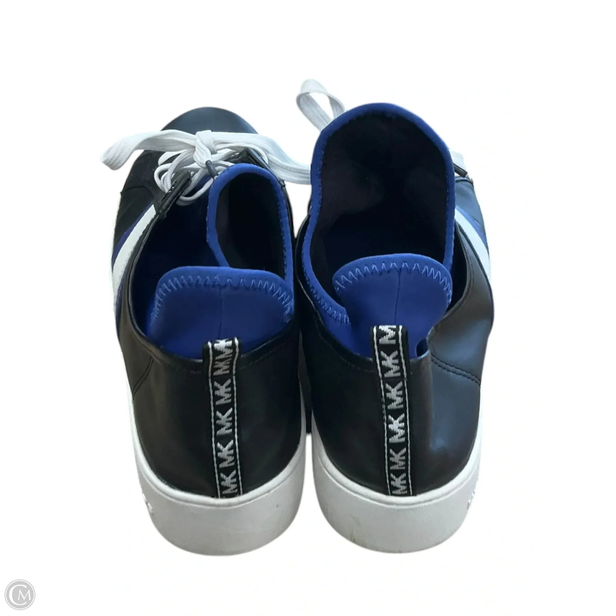 Shoes Sneakers By Michael By Michael Kors In Black & Blue, Size: 11