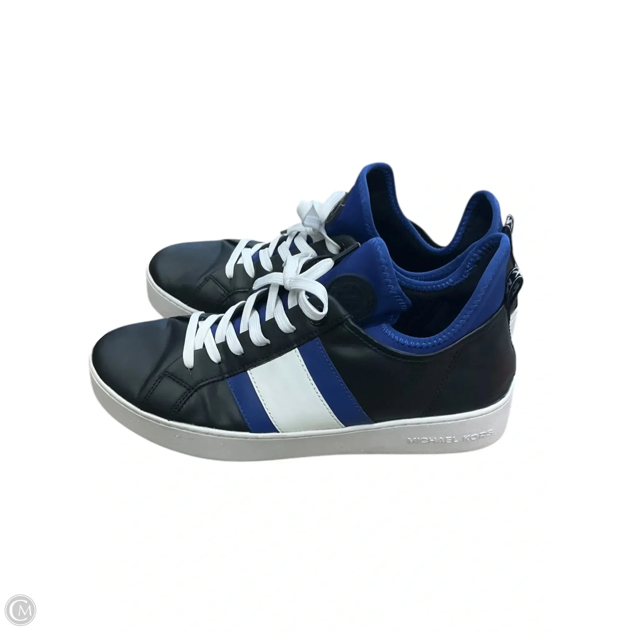 Shoes Sneakers By Michael By Michael Kors In Black & Blue, Size: 11