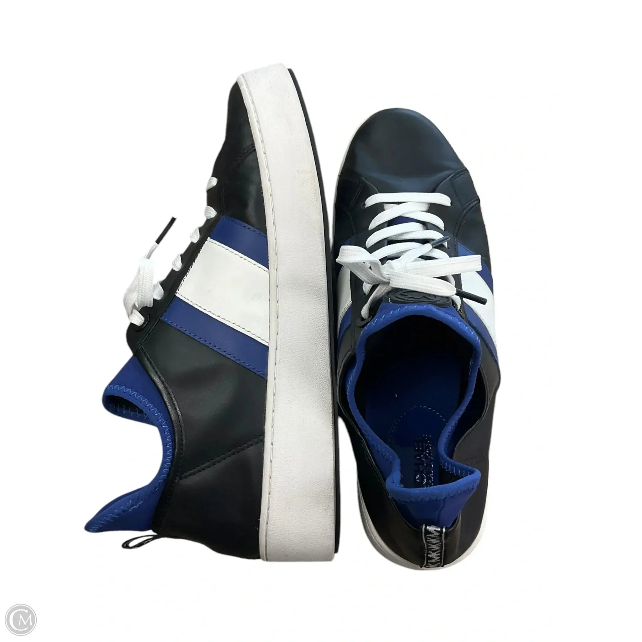 Shoes Sneakers By Michael By Michael Kors In Black & Blue, Size: 11