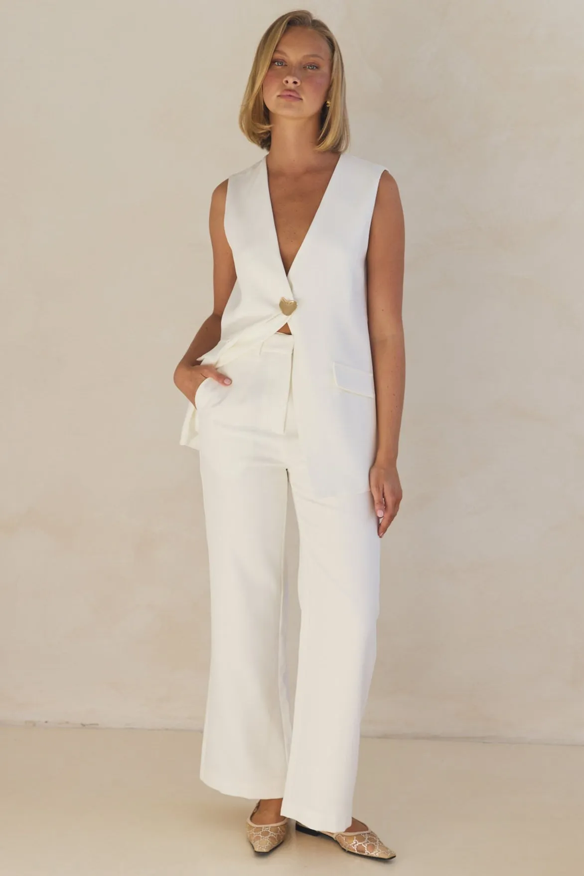 Sophia Pant (White)