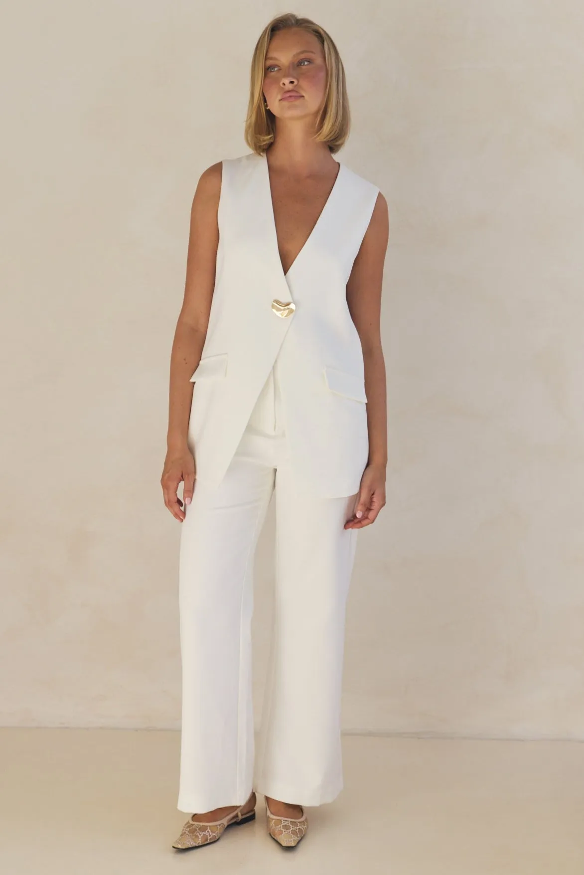 Sophia Pant (White)