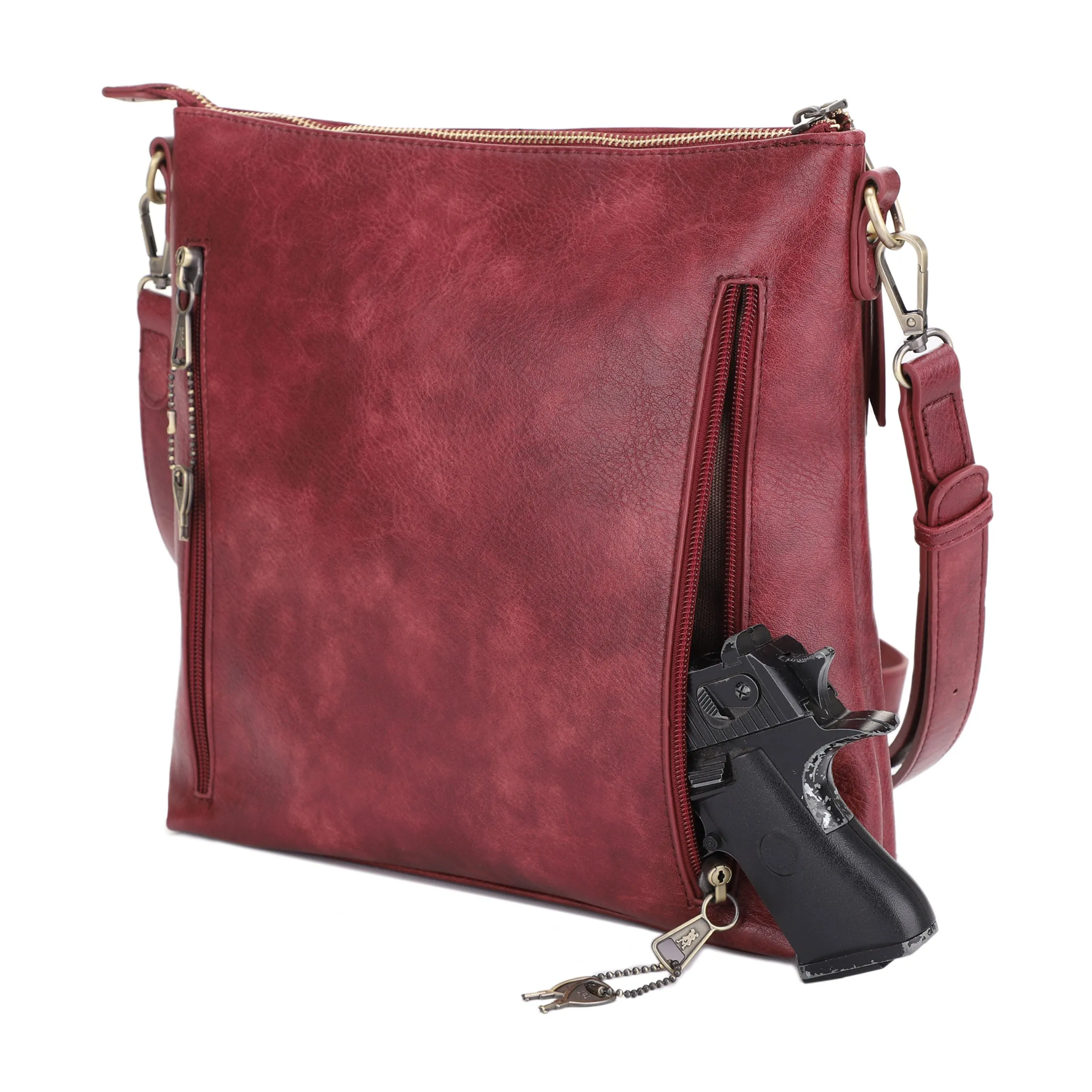Southport Concealed Carry Lock and Key Crossbody