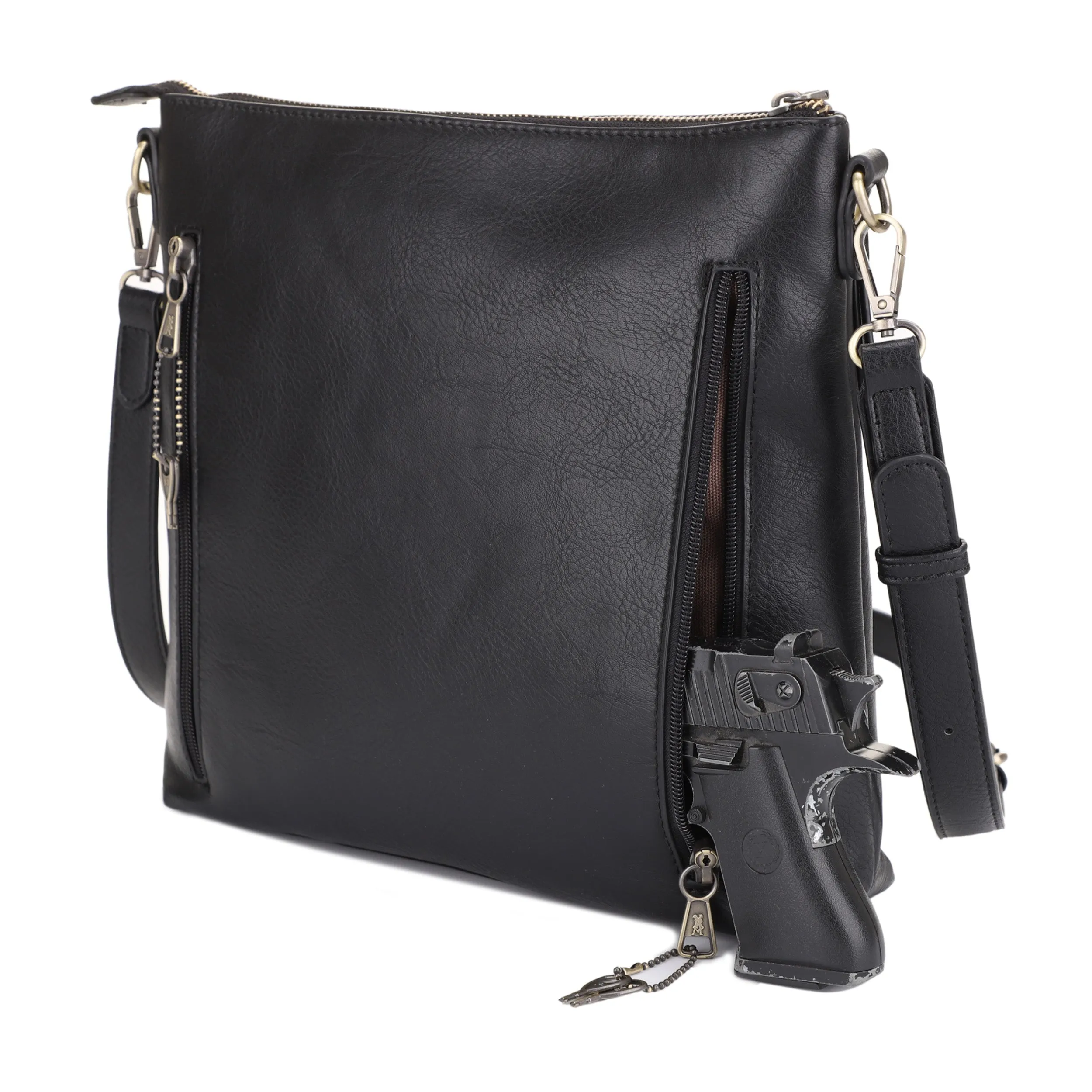Southport Concealed Carry Lock and Key Crossbody