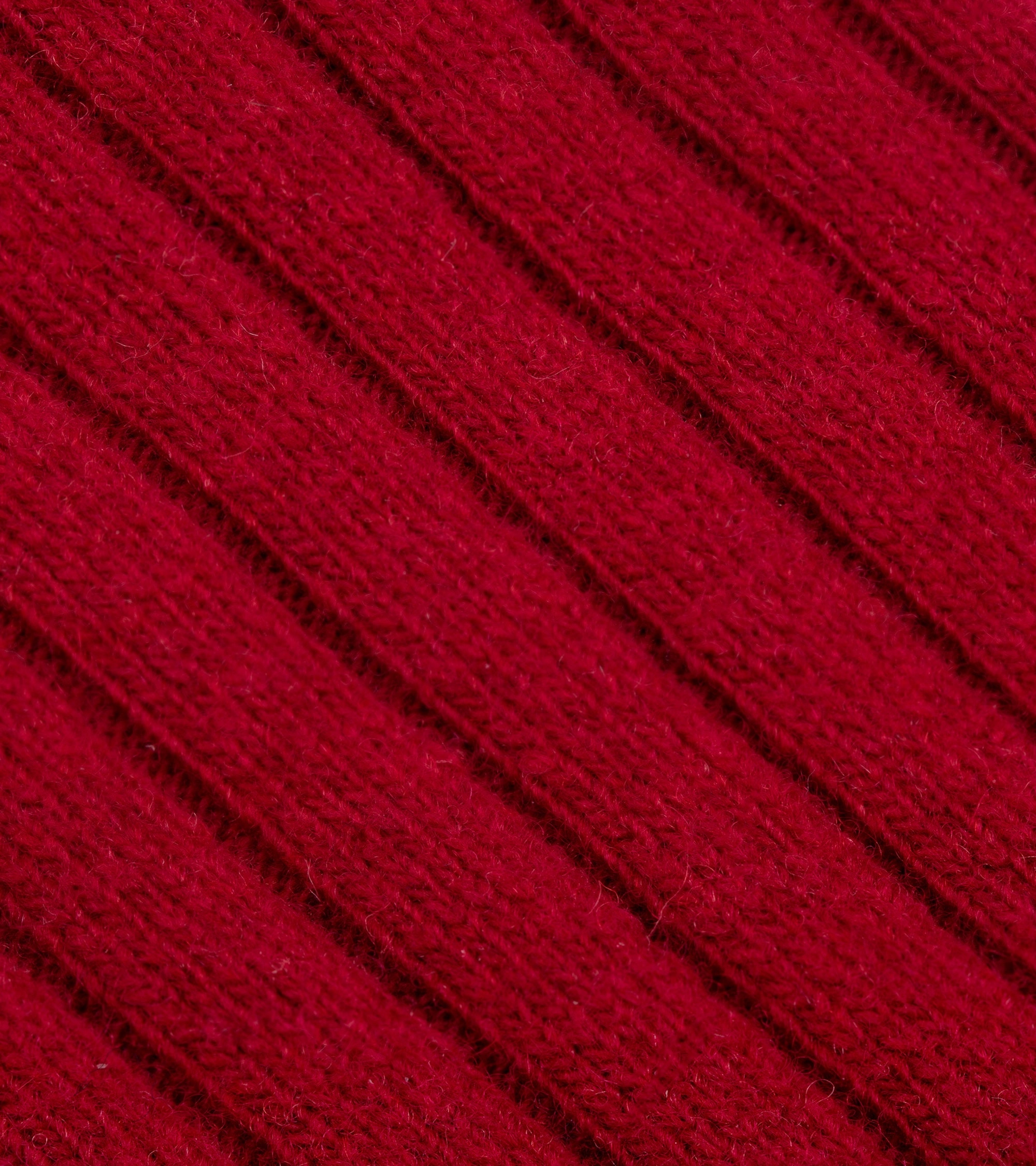 Tabio Merino Ribbed Socks: Red