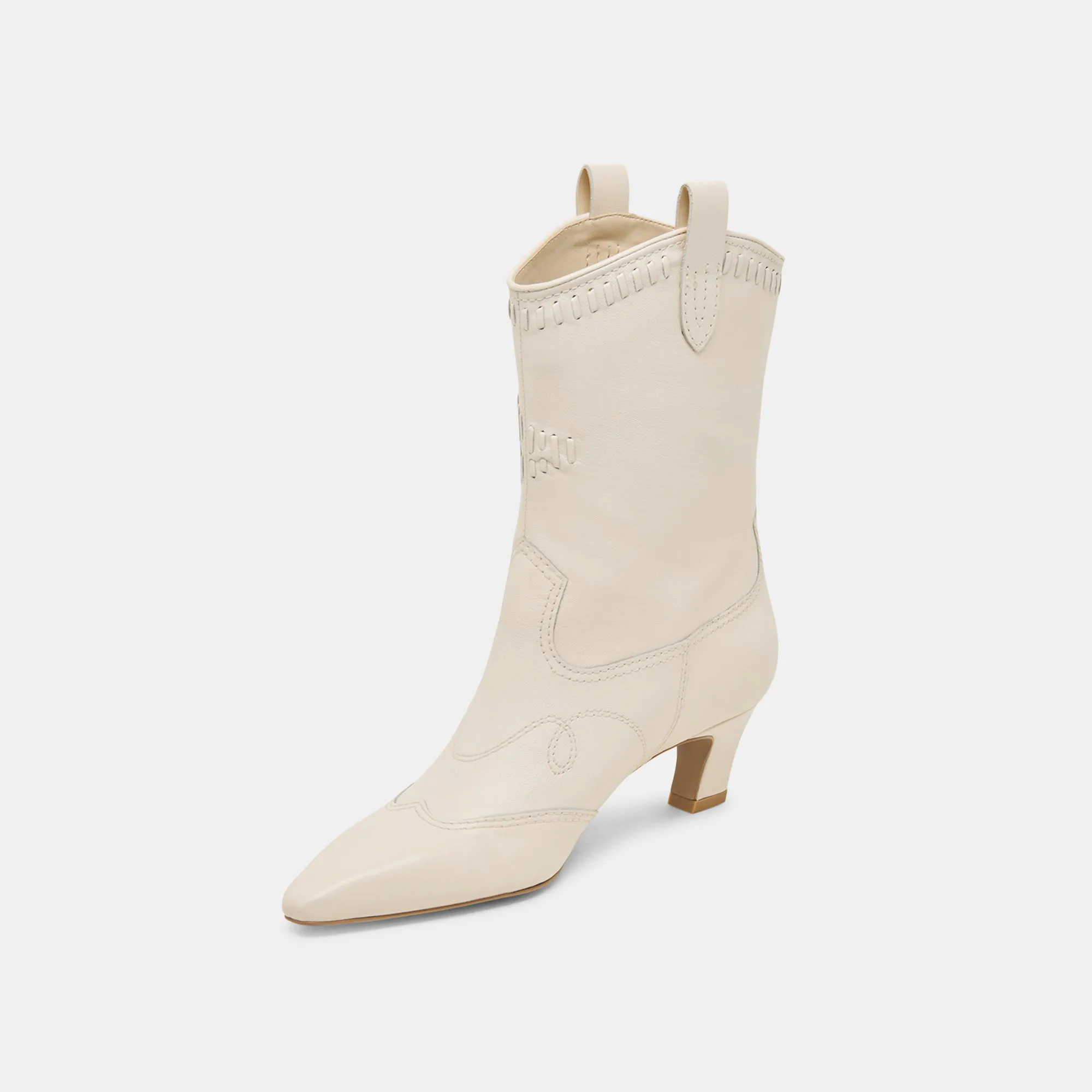 TAVLA BOOTS OFF WHITE LEATHER
