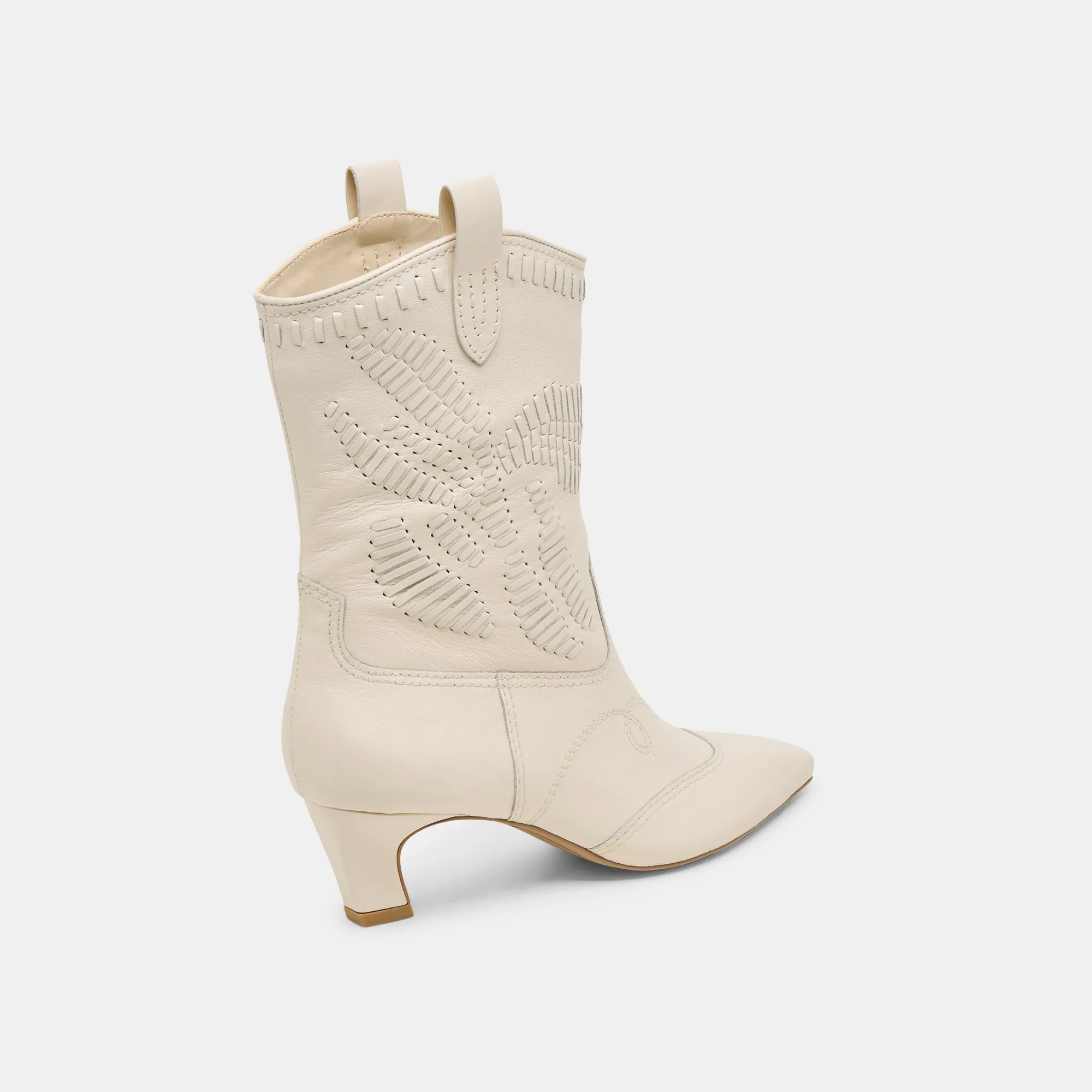 TAVLA BOOTS OFF WHITE LEATHER