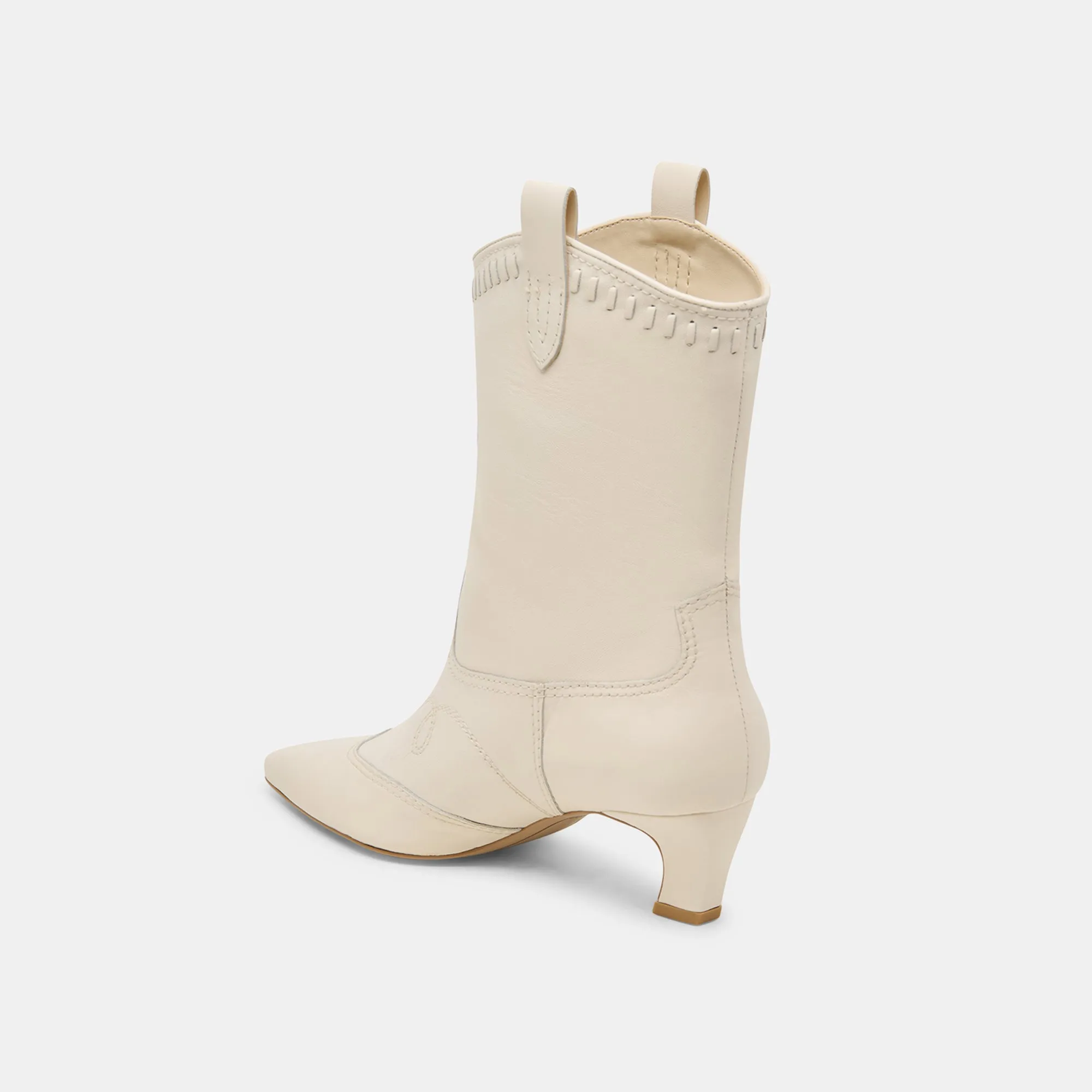 TAVLA BOOTS OFF WHITE LEATHER