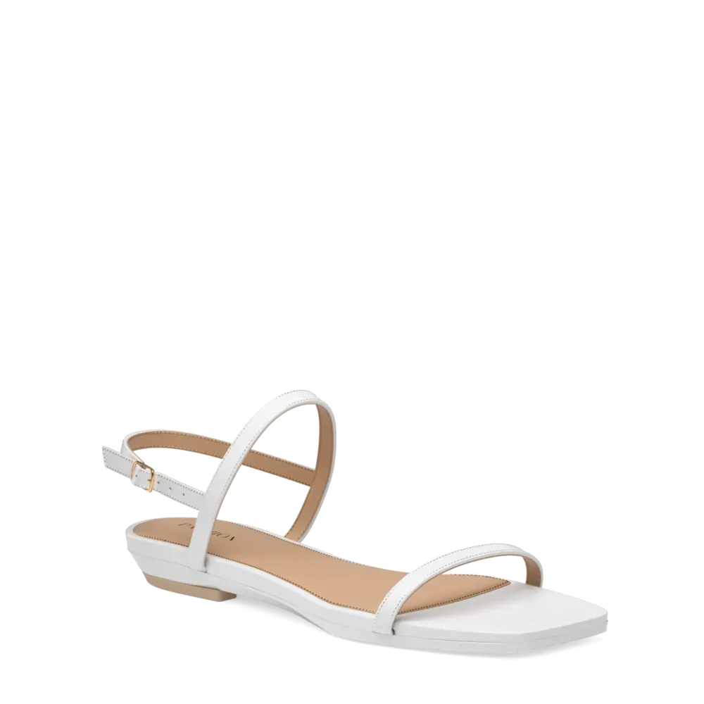 The Miranda - White Leather