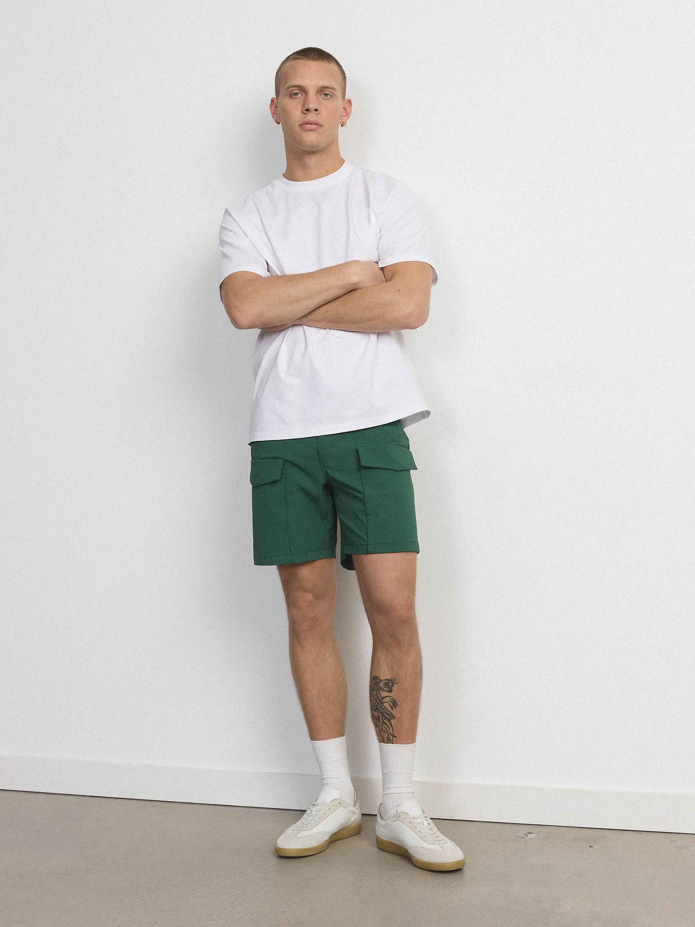 The Ripstop Camp Short in Forest Green