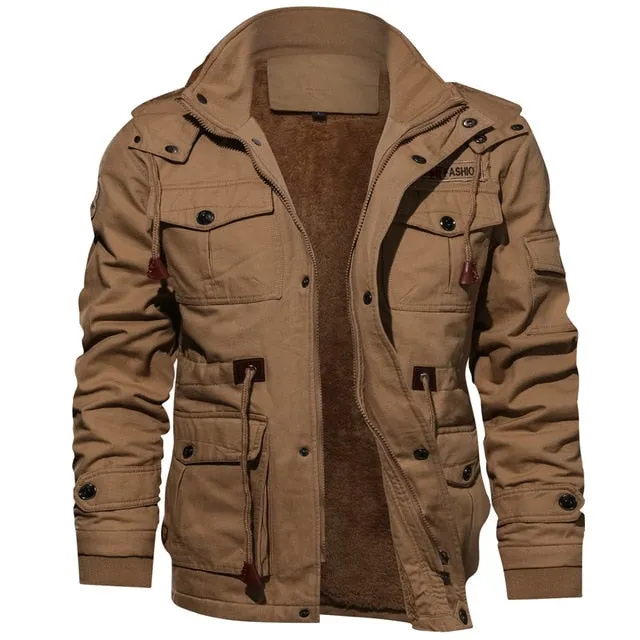 West Louis™ Fleece Multi-pocket Stylish Josh Jacket