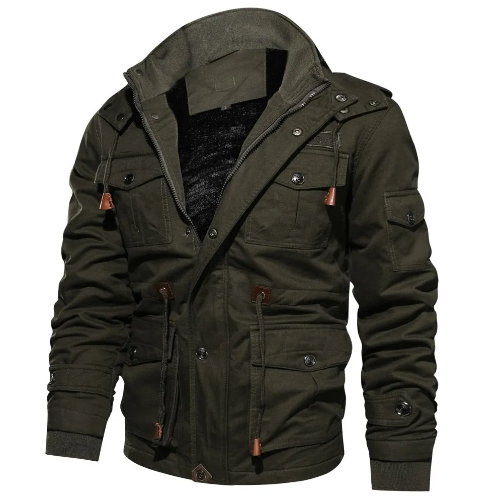 West Louis™ Fleece Multi-pocket Stylish Josh Jacket