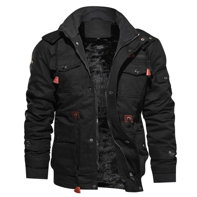 West Louis™ Fleece Multi-pocket Stylish Josh Jacket